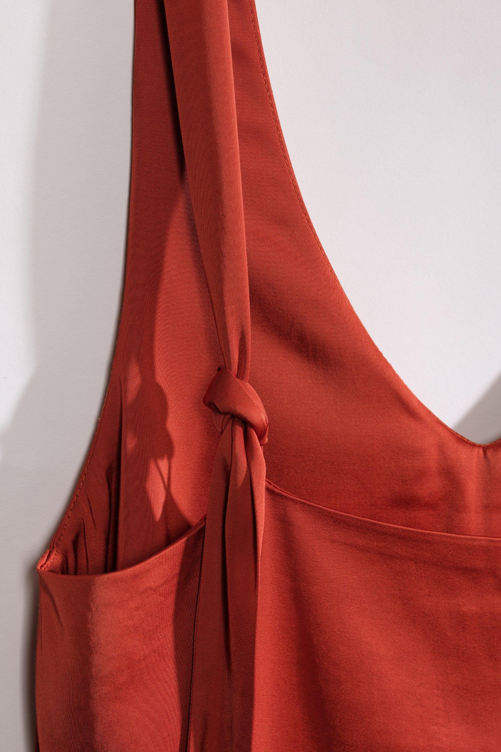 CKS - DASHING - Langes Kleid - Dunkelrot