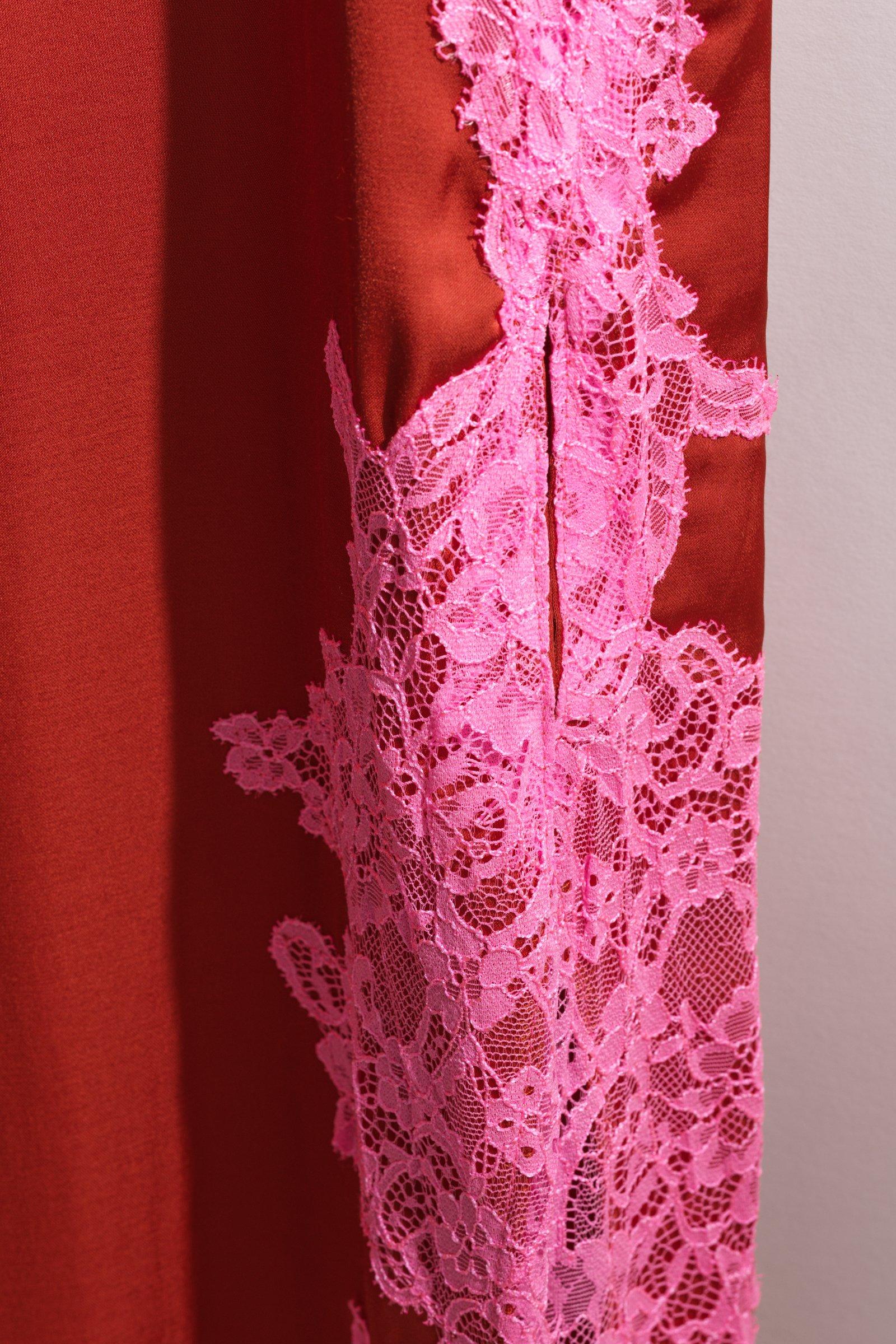 CKS - DASHING - robe longue - rouge fonc&eacute;