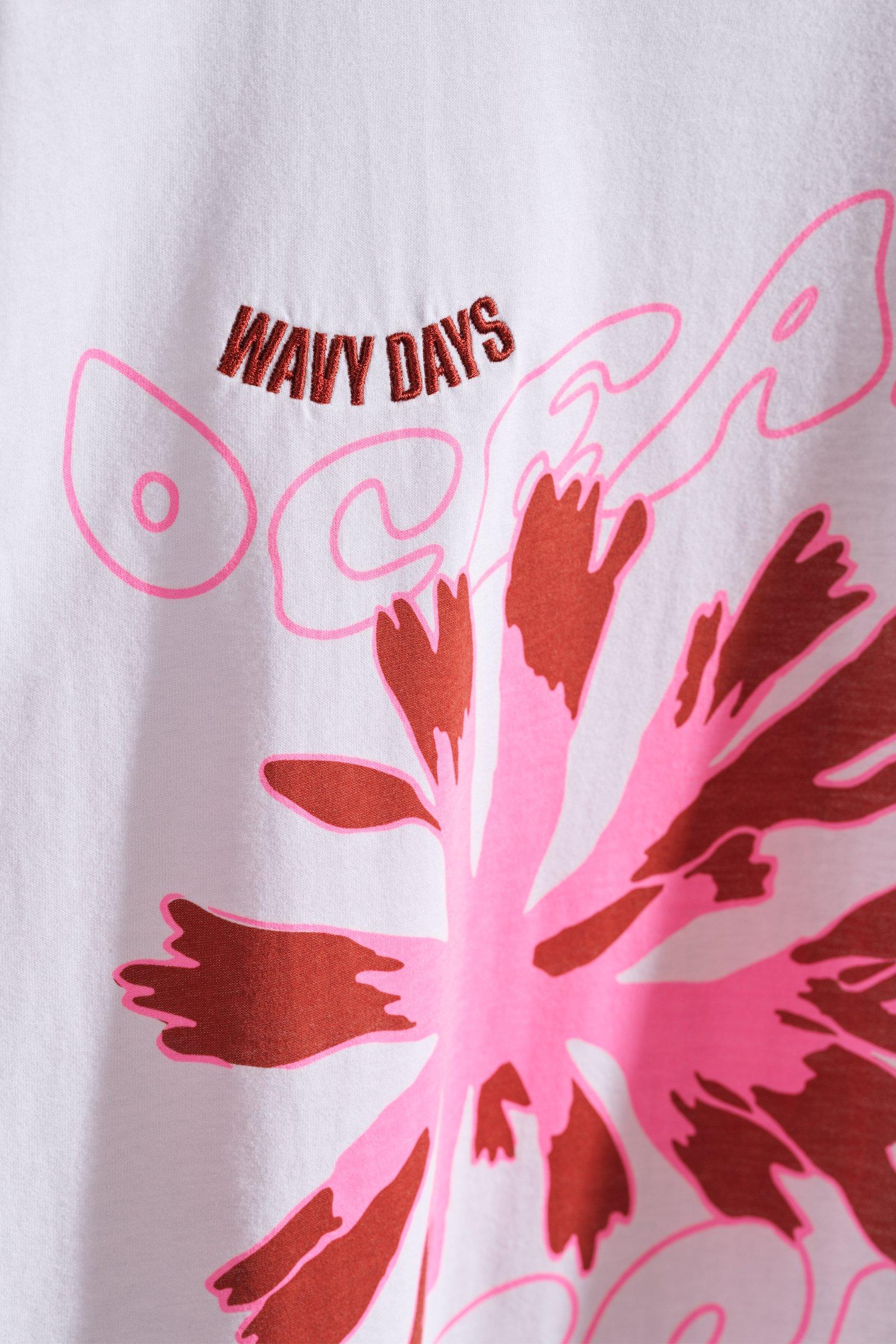 CKS - WAVY - t-shirt &agrave; manches courtes - blanc