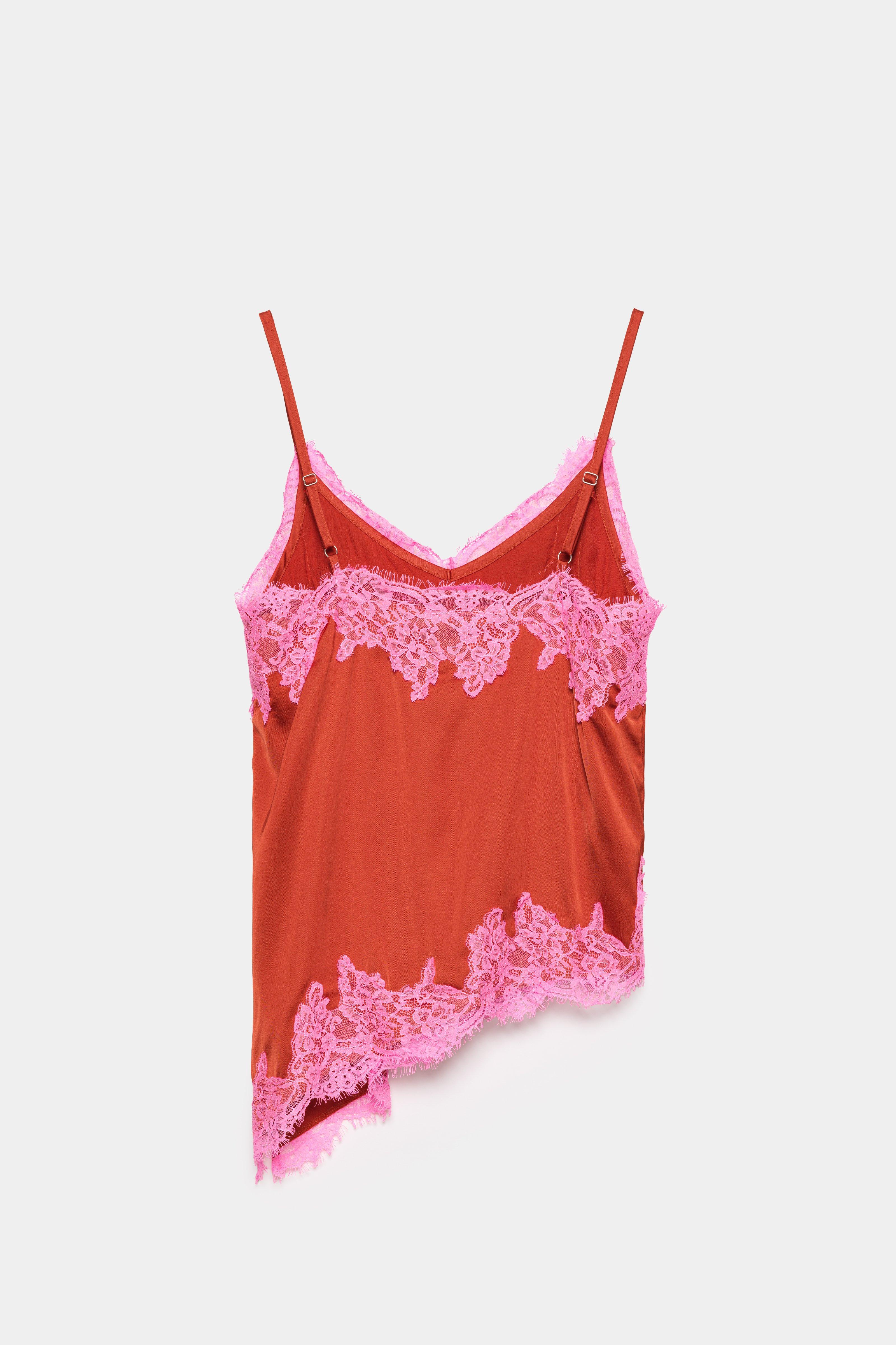 CKS - SLACY - mouwloze top - donkerrood