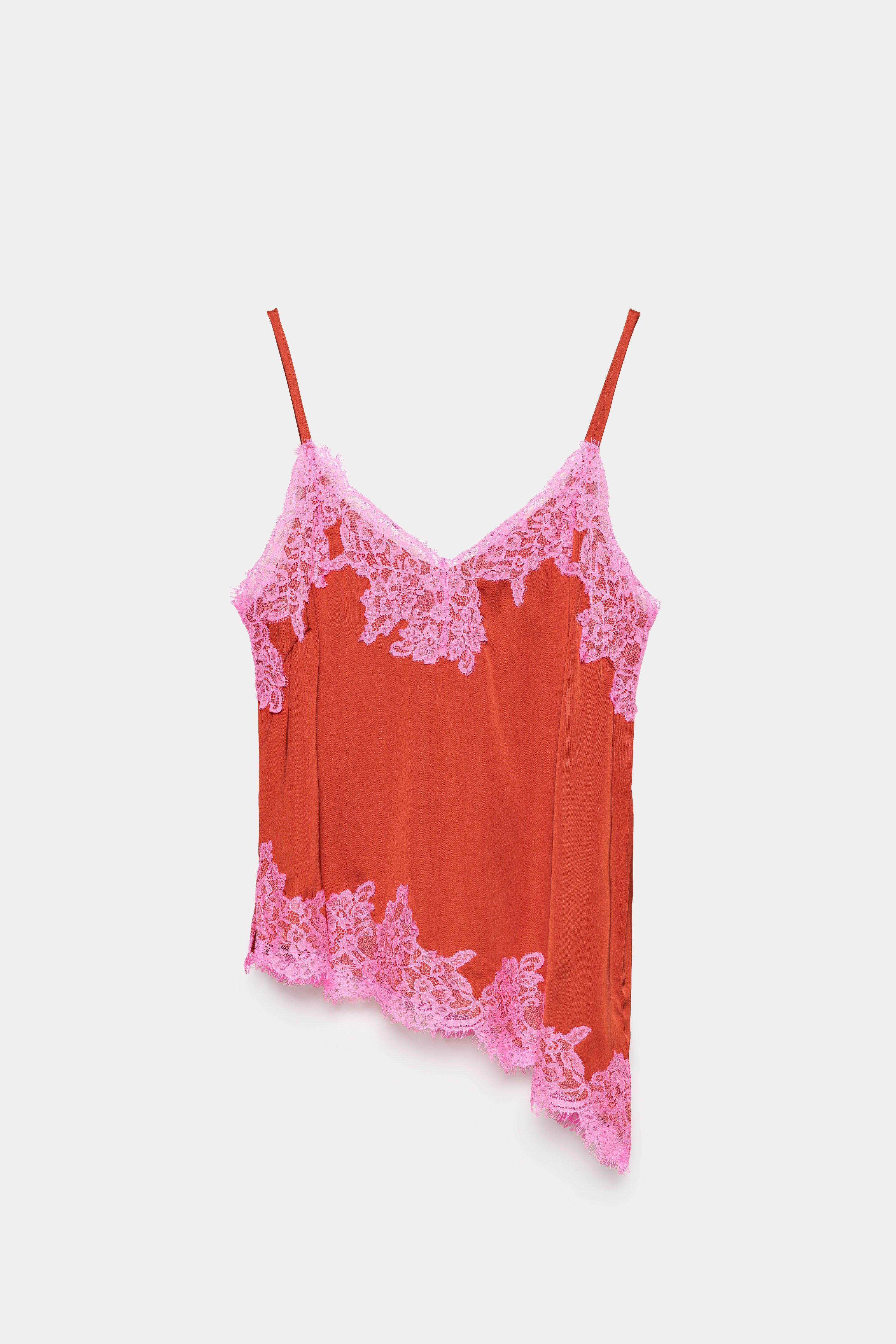 CKS - SLACY - mouwloze top - donkerrood