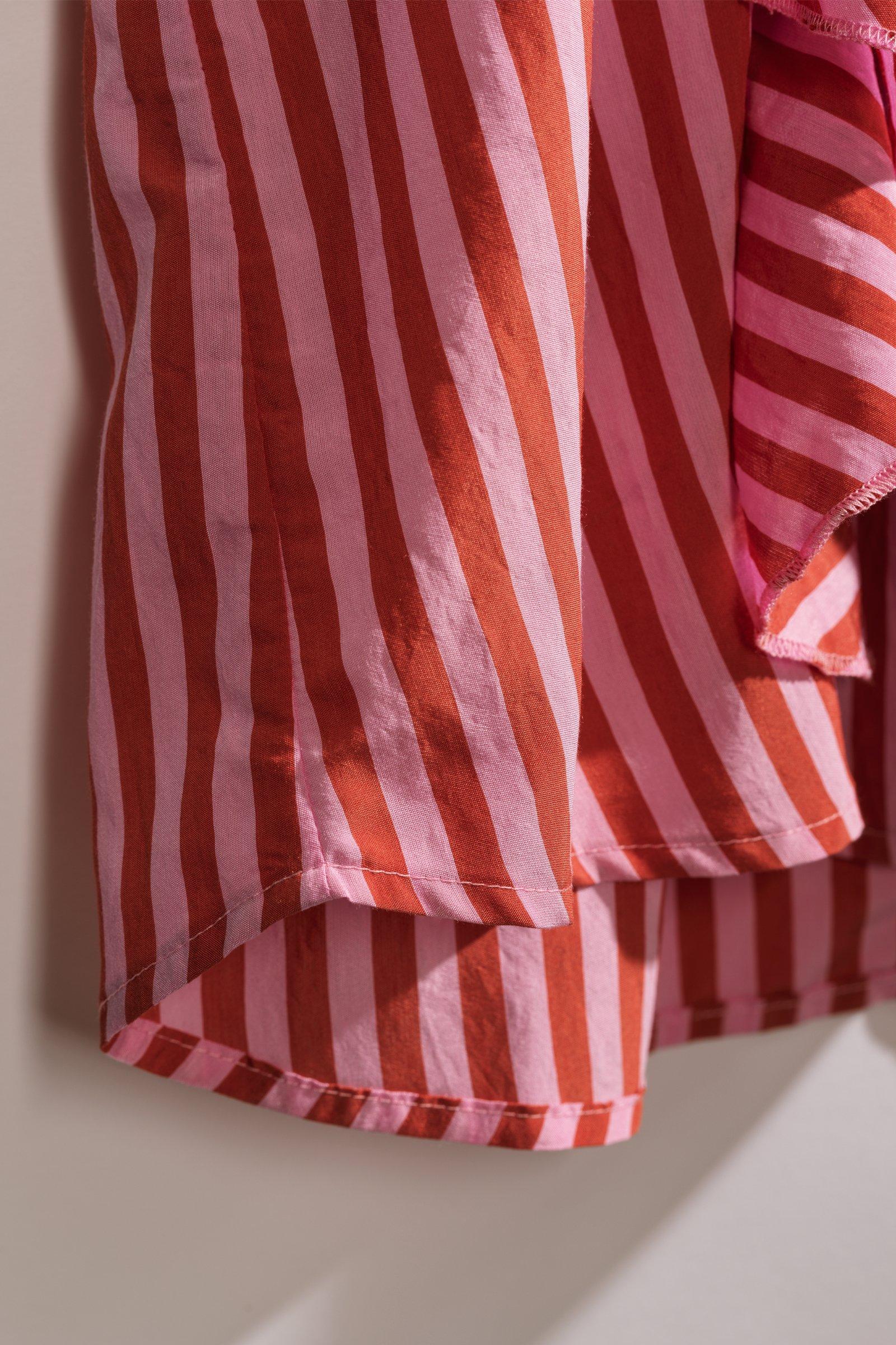 CKS - TALTER - blouse mouwloos - donkerrood