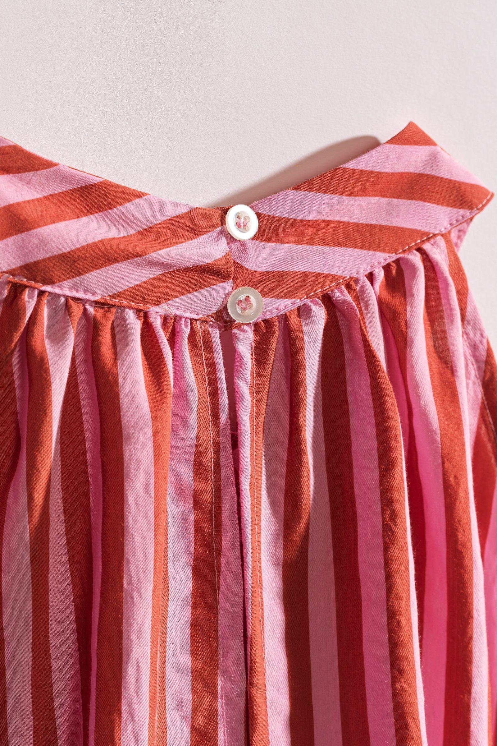 CKS - TALTER - blouse mouwloos - donkerrood