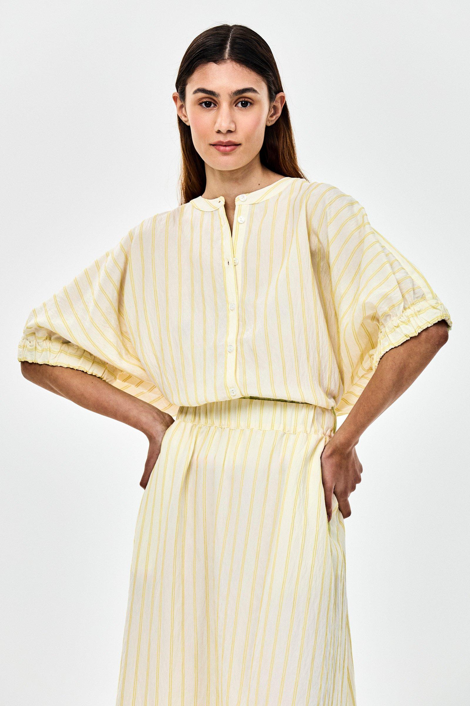 CKS - SINDERO - blouse korte mouwen - lichtgroen