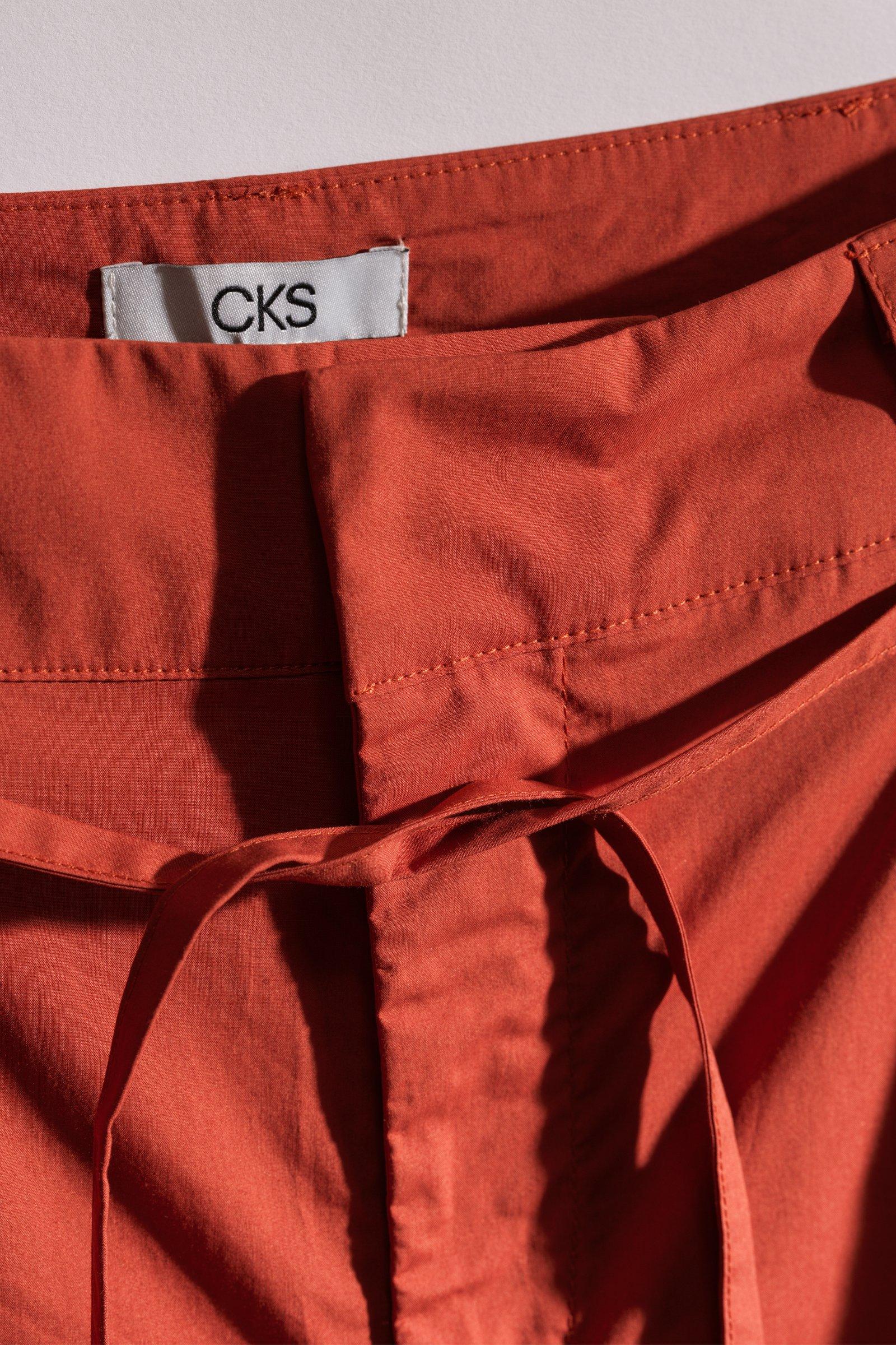 CKS - THUNDER - long trouser - dark red