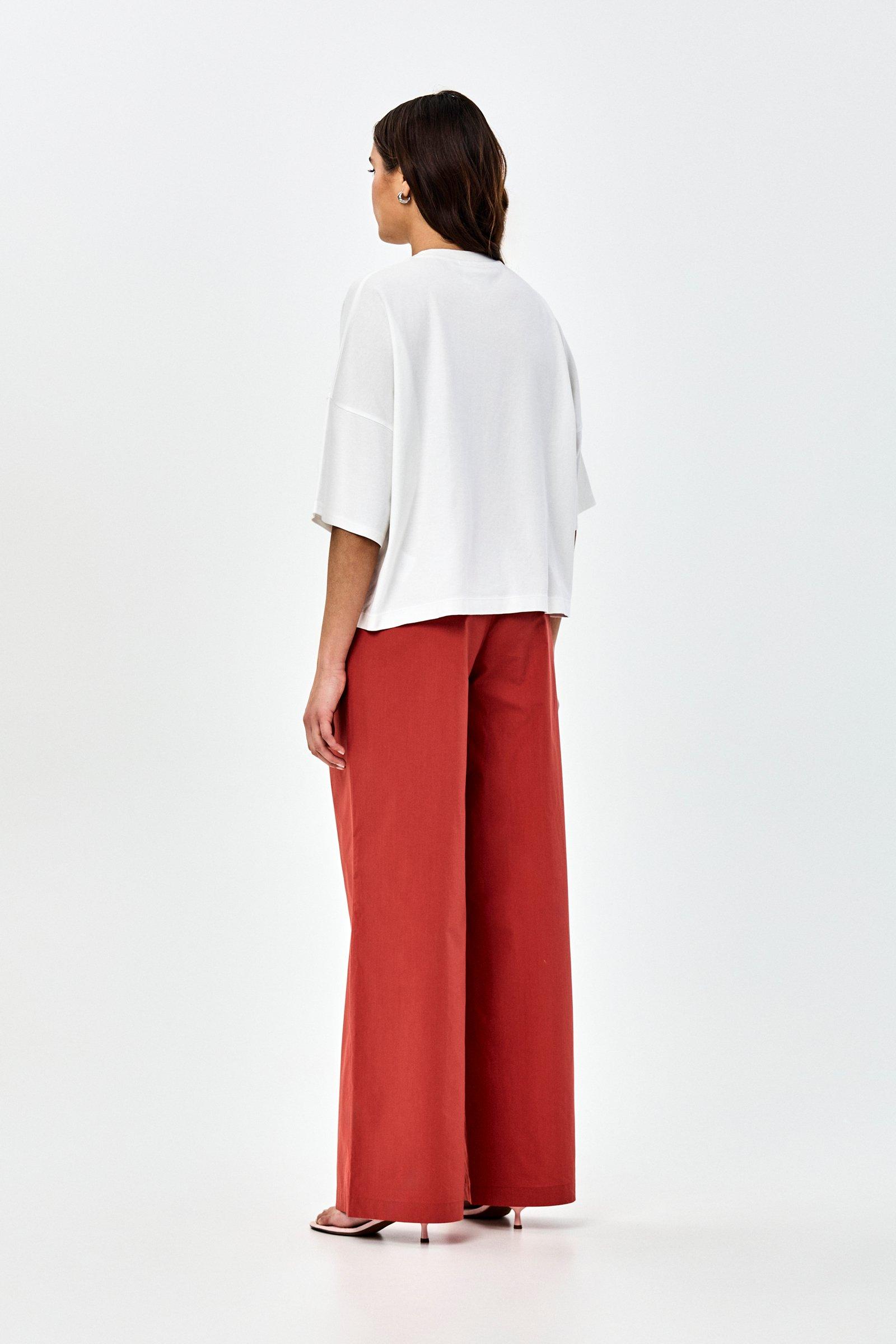 CKS - THUNDER - Lange Hose - Dunkelrot