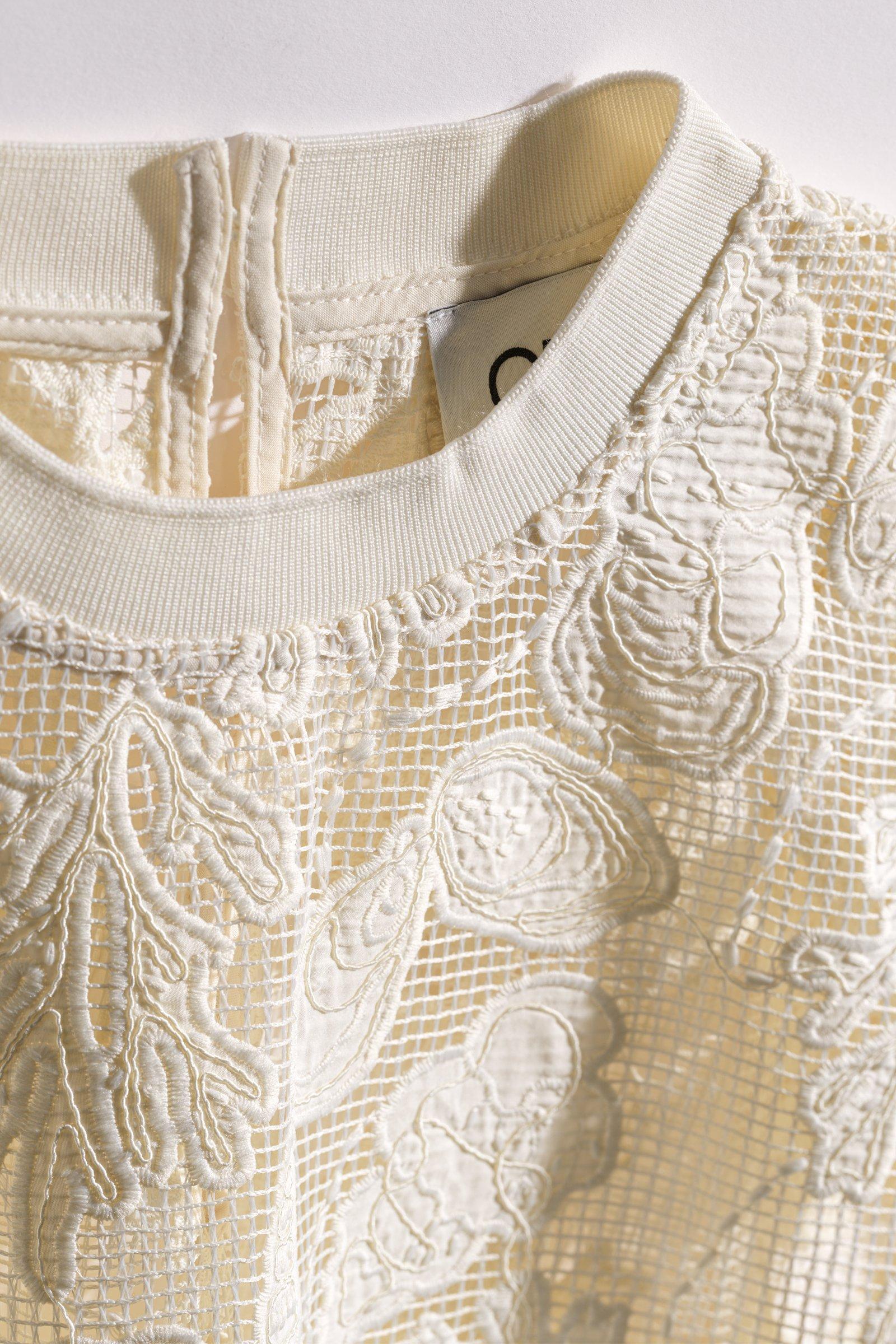 CKS - SWAPY - blouse korte mouwen - white light