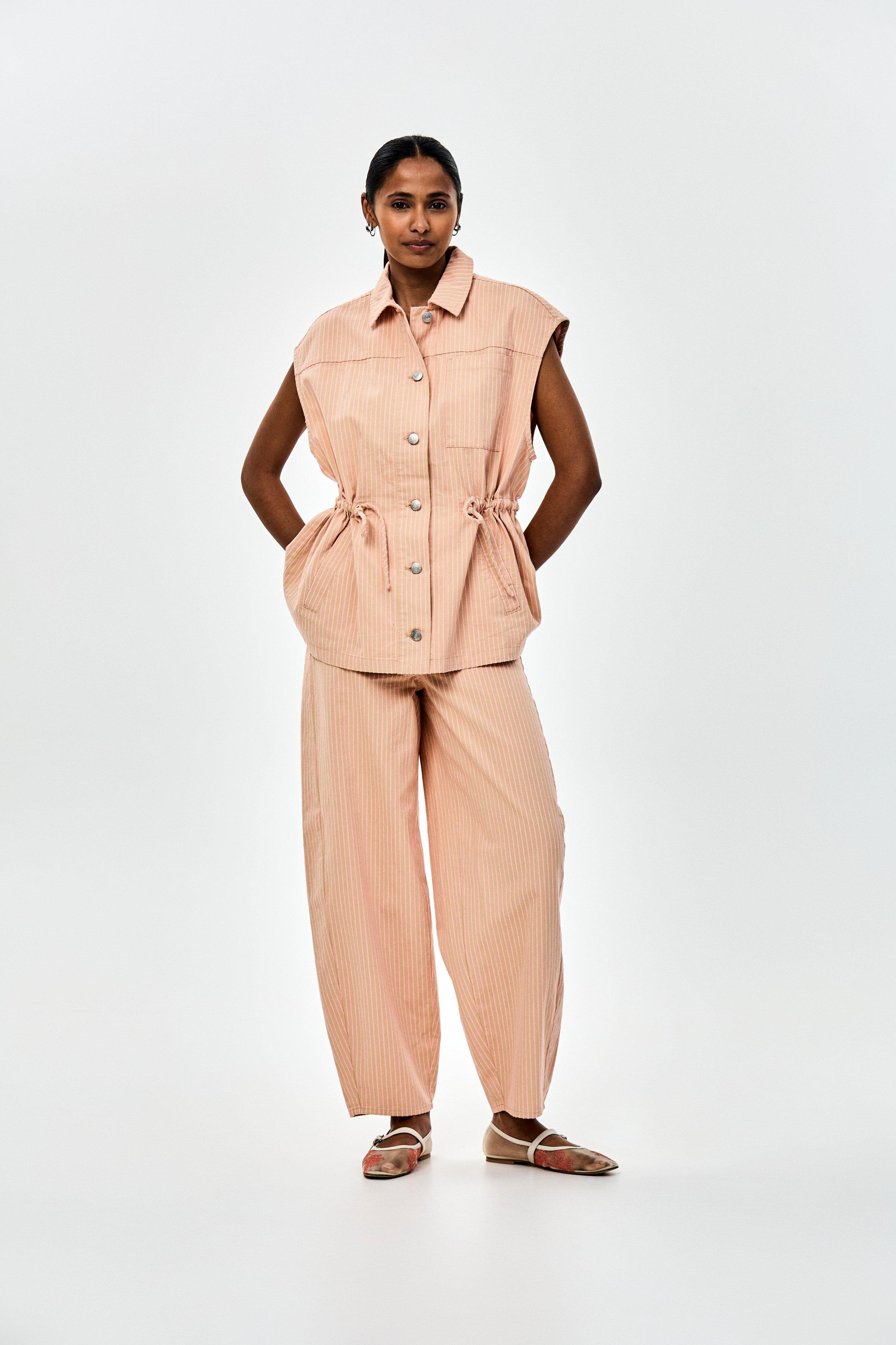 CKS - TROOPER - lange broek - beige