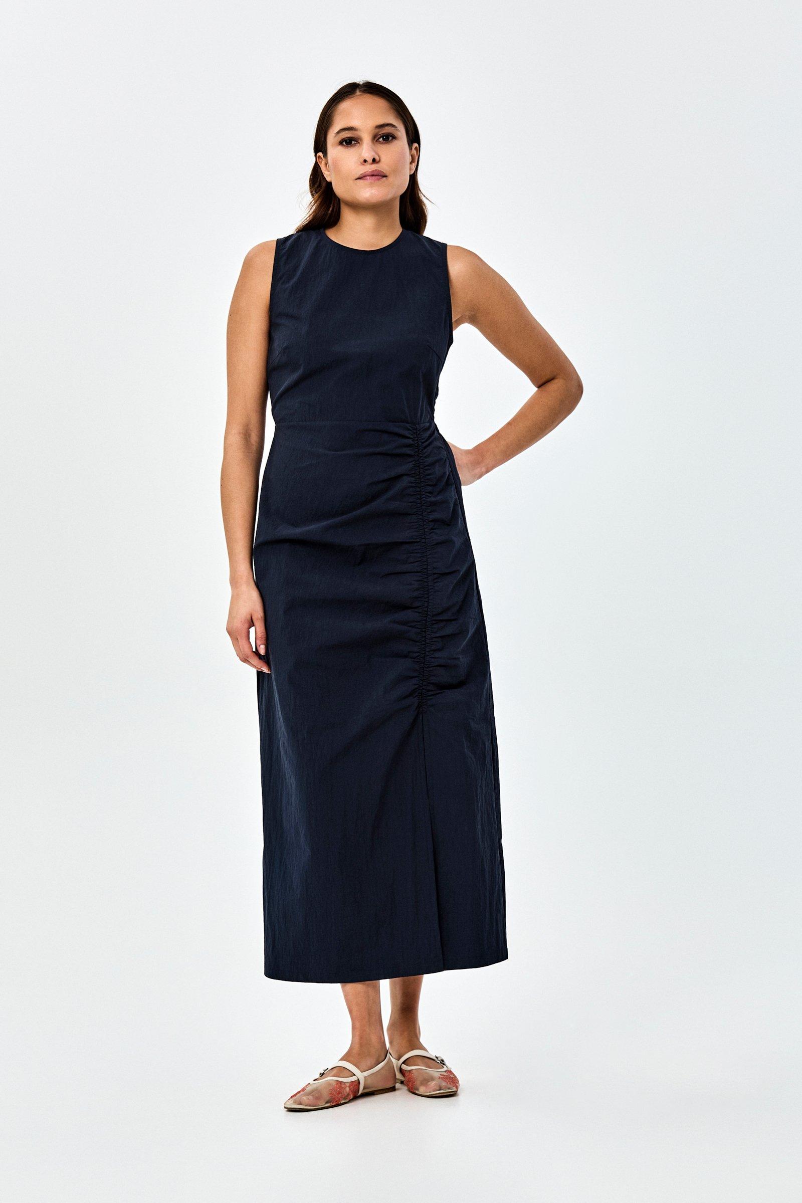CKS - DINE - robe longue - gris fonc&eacute;