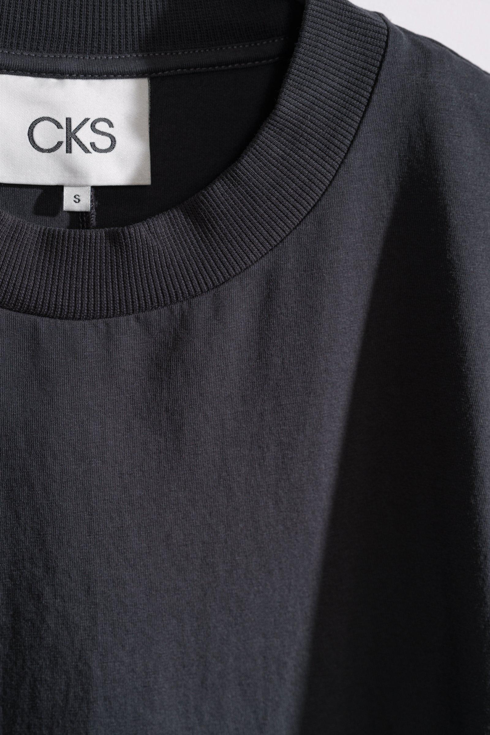 CKS - PAMINA - t-shirt korte mouwen - donkergrijs