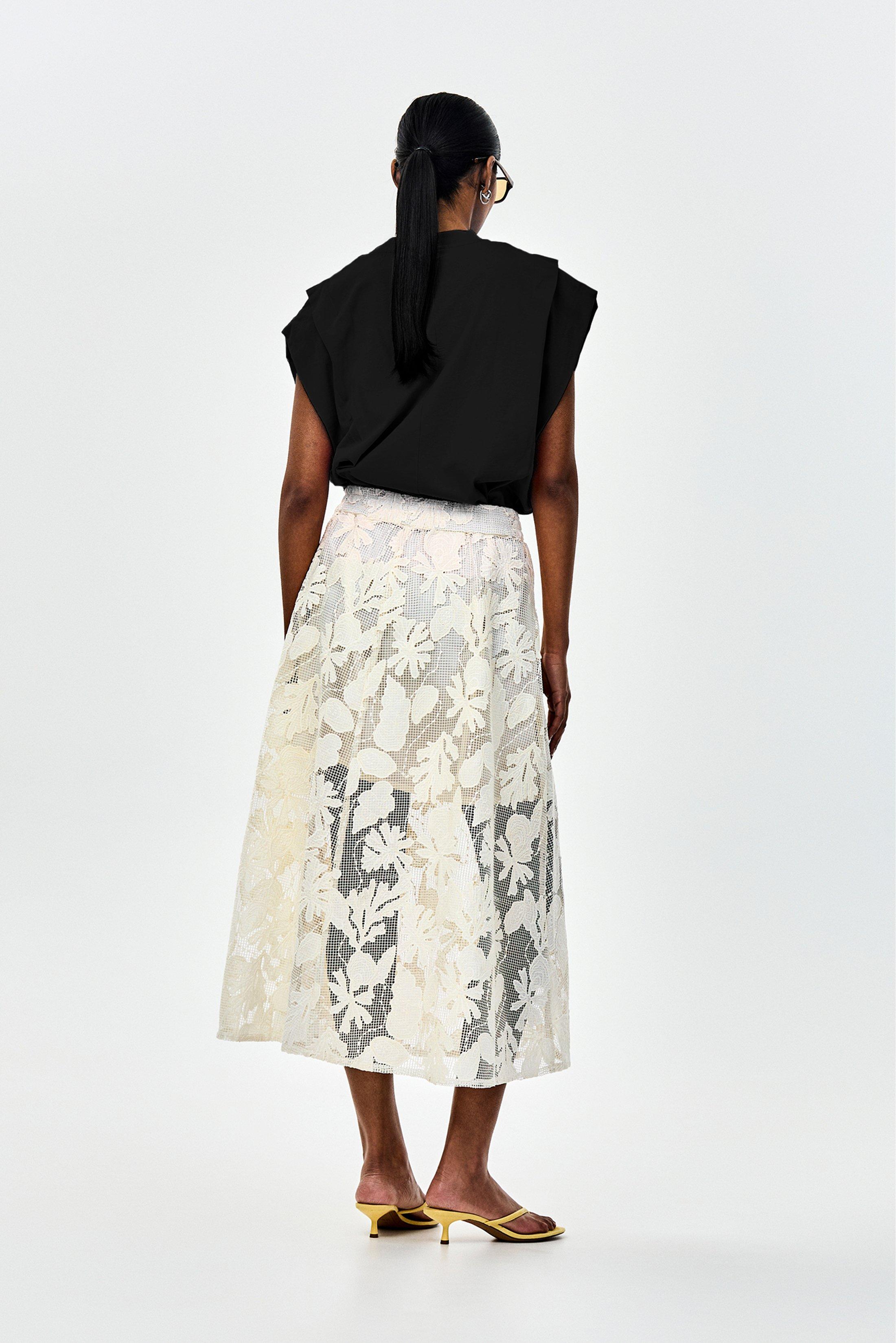 CKS - PAMINA - t-shirt &agrave; manches courtes - gris fonc&eacute;