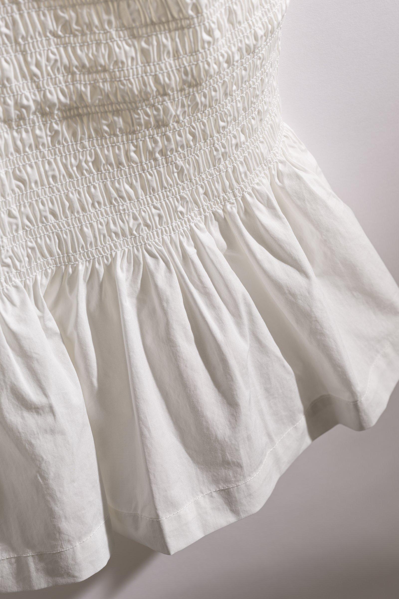 CKS - SHELL - &auml;rmellose Bluse - Wei&szlig;
