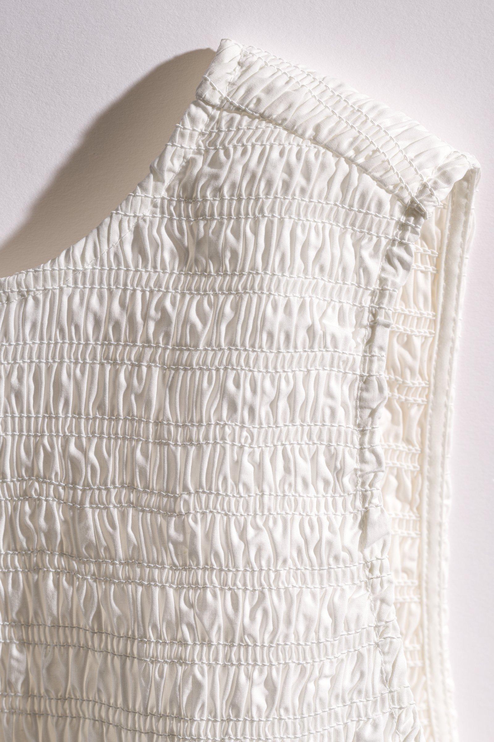 CKS - SHELL - &auml;rmellose Bluse - Wei&szlig;