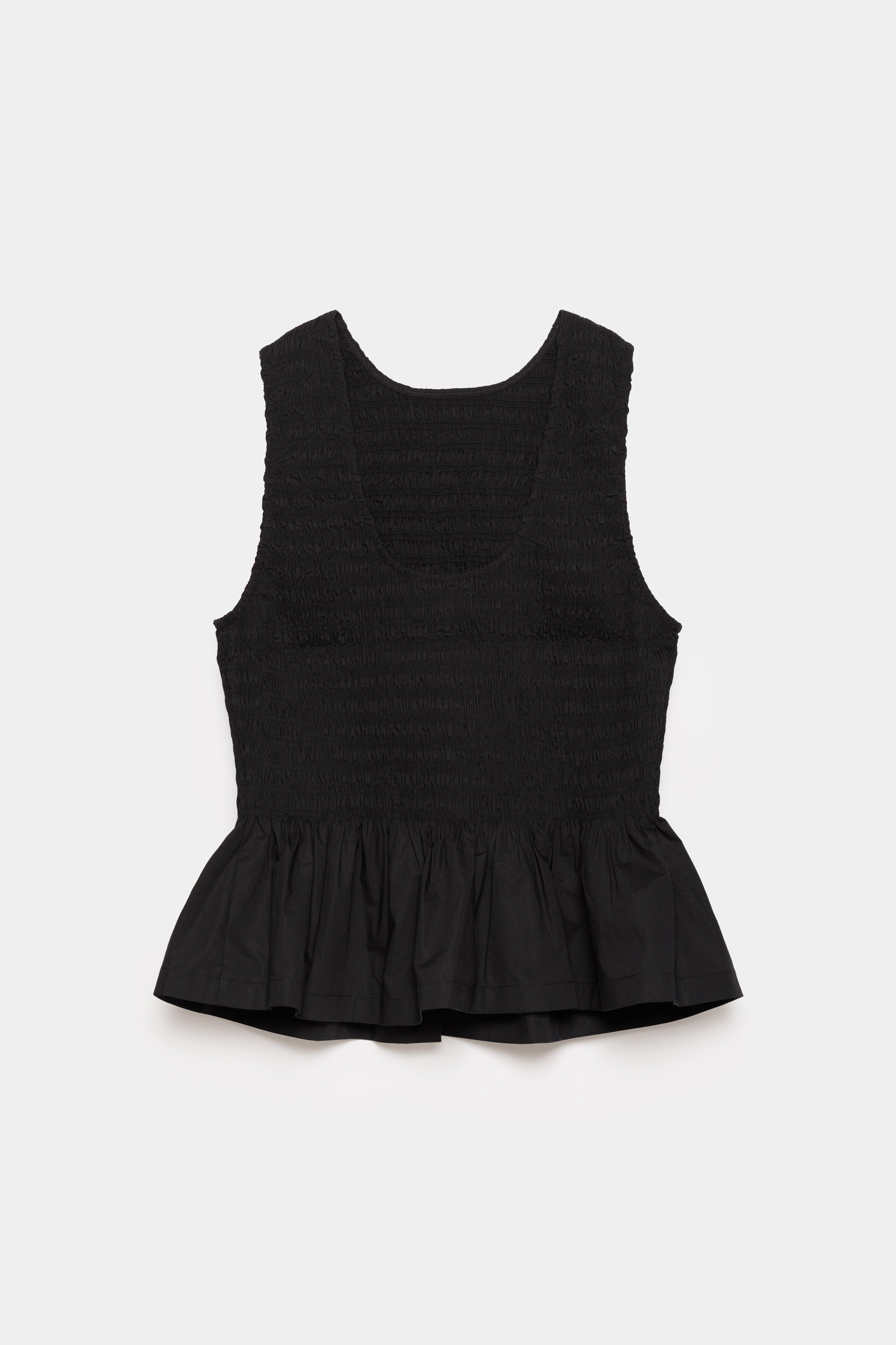 CKS - SHELL - &auml;rmellose Bluse - Schwarz