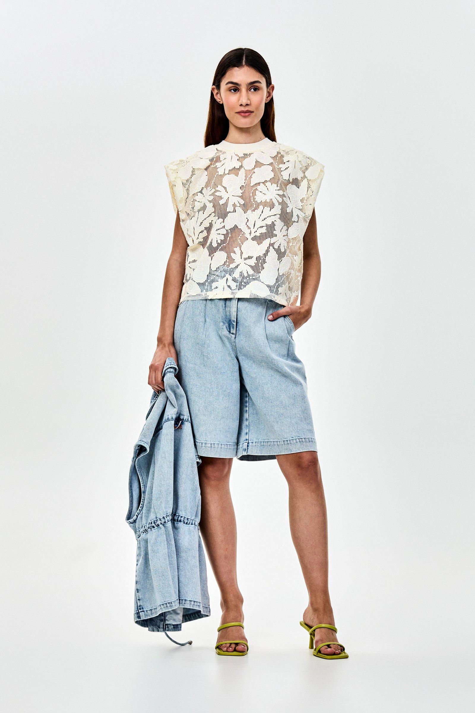 CKS - TAKELONG - short - lichtblauw