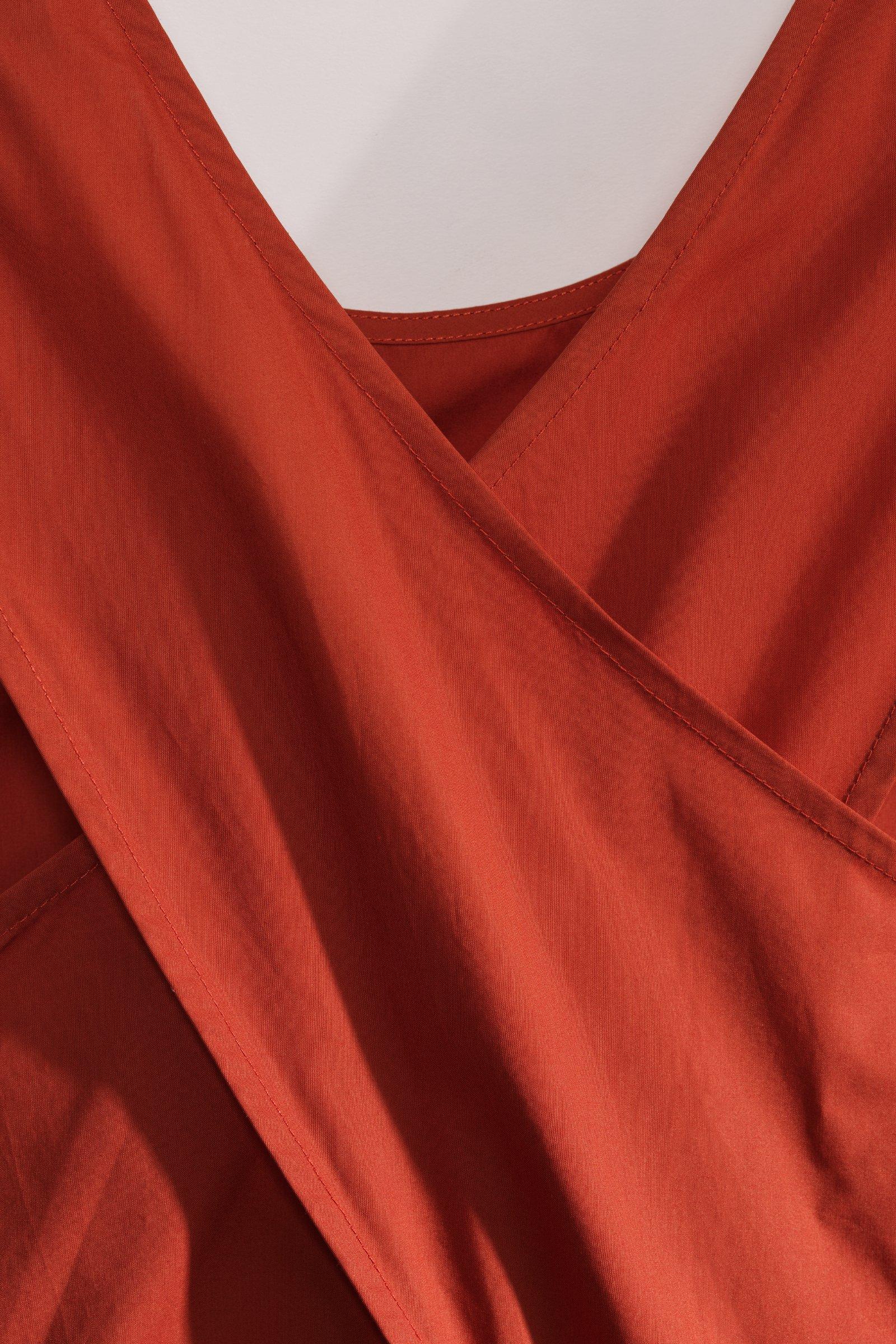 CKS - DINE - robe longue - rouge fonc&eacute;