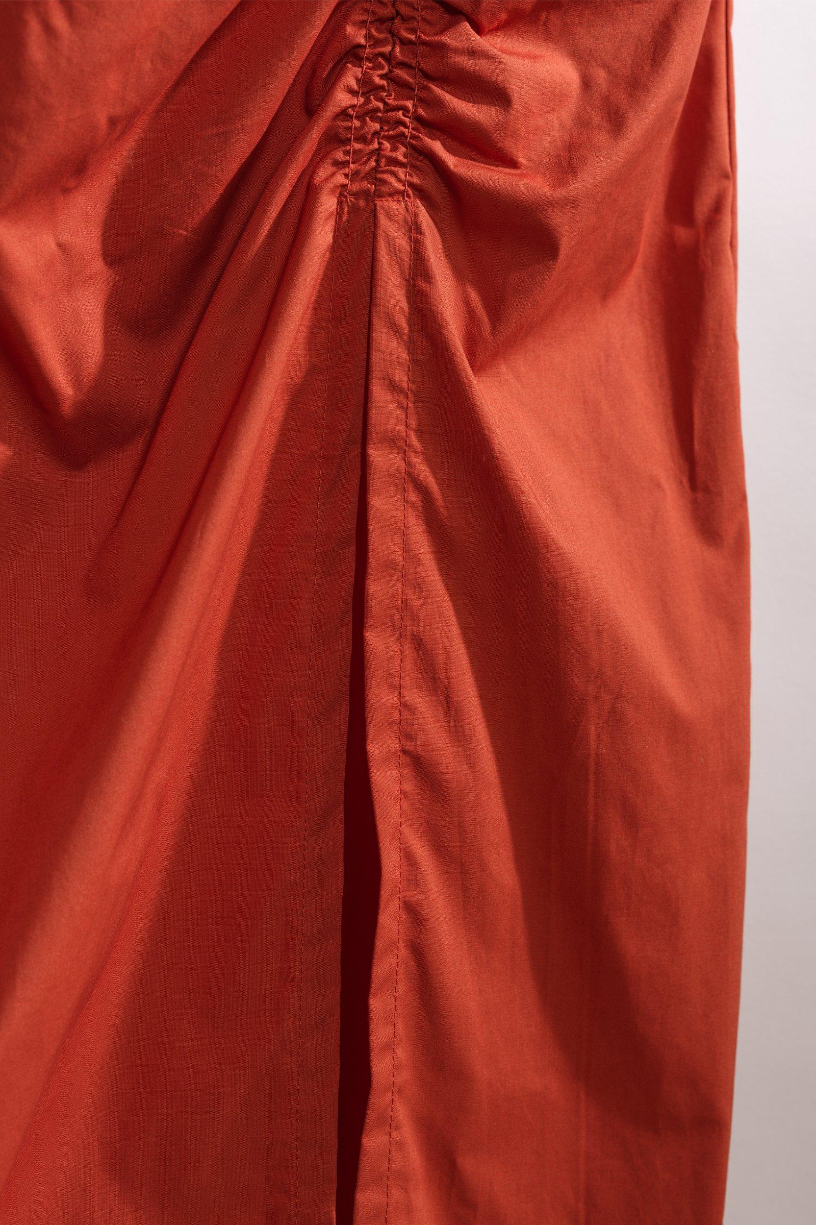 CKS - DINE - long dress - dark red