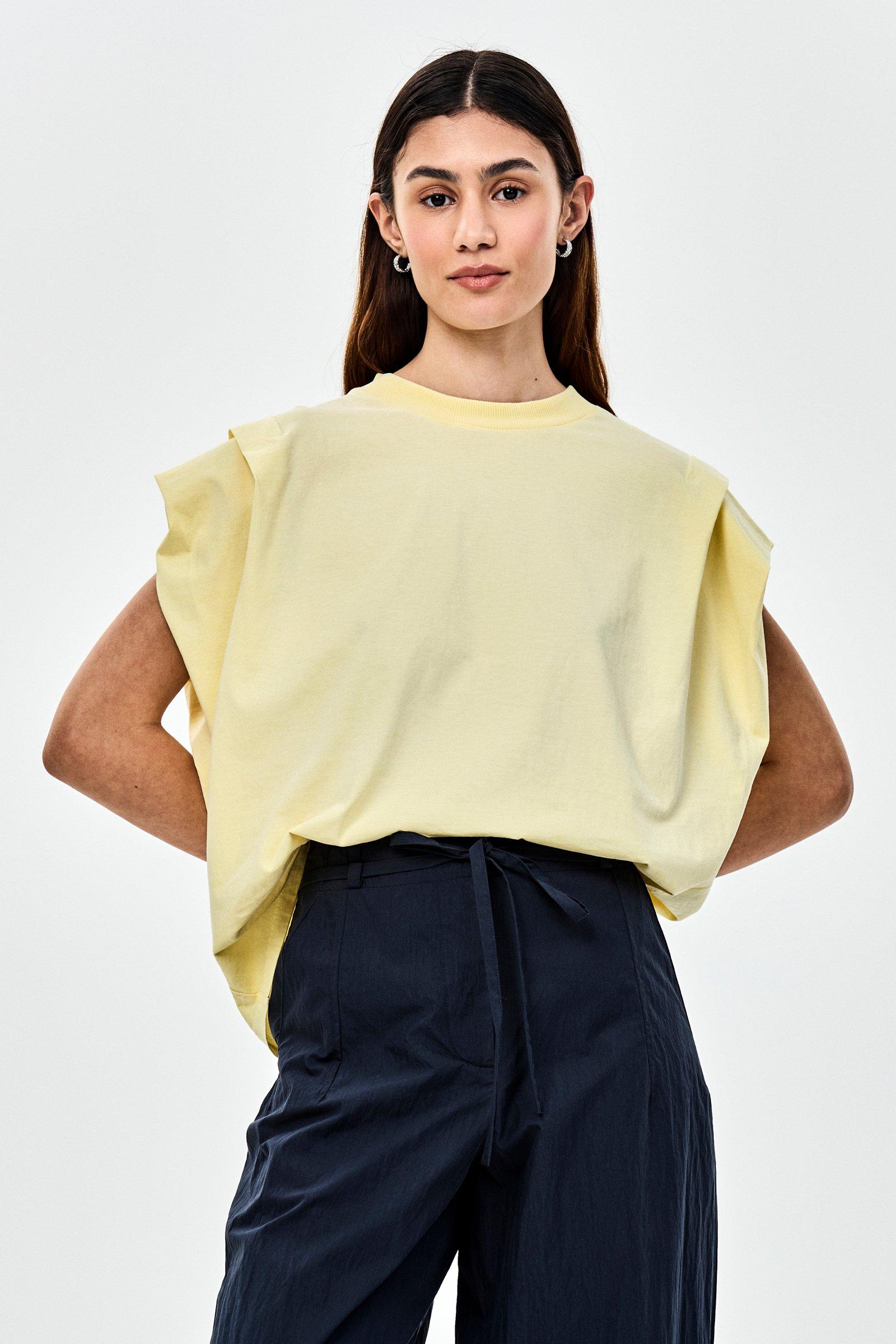 CKS - PAMINA - T-Shirt Kurzarm - Hellgelb