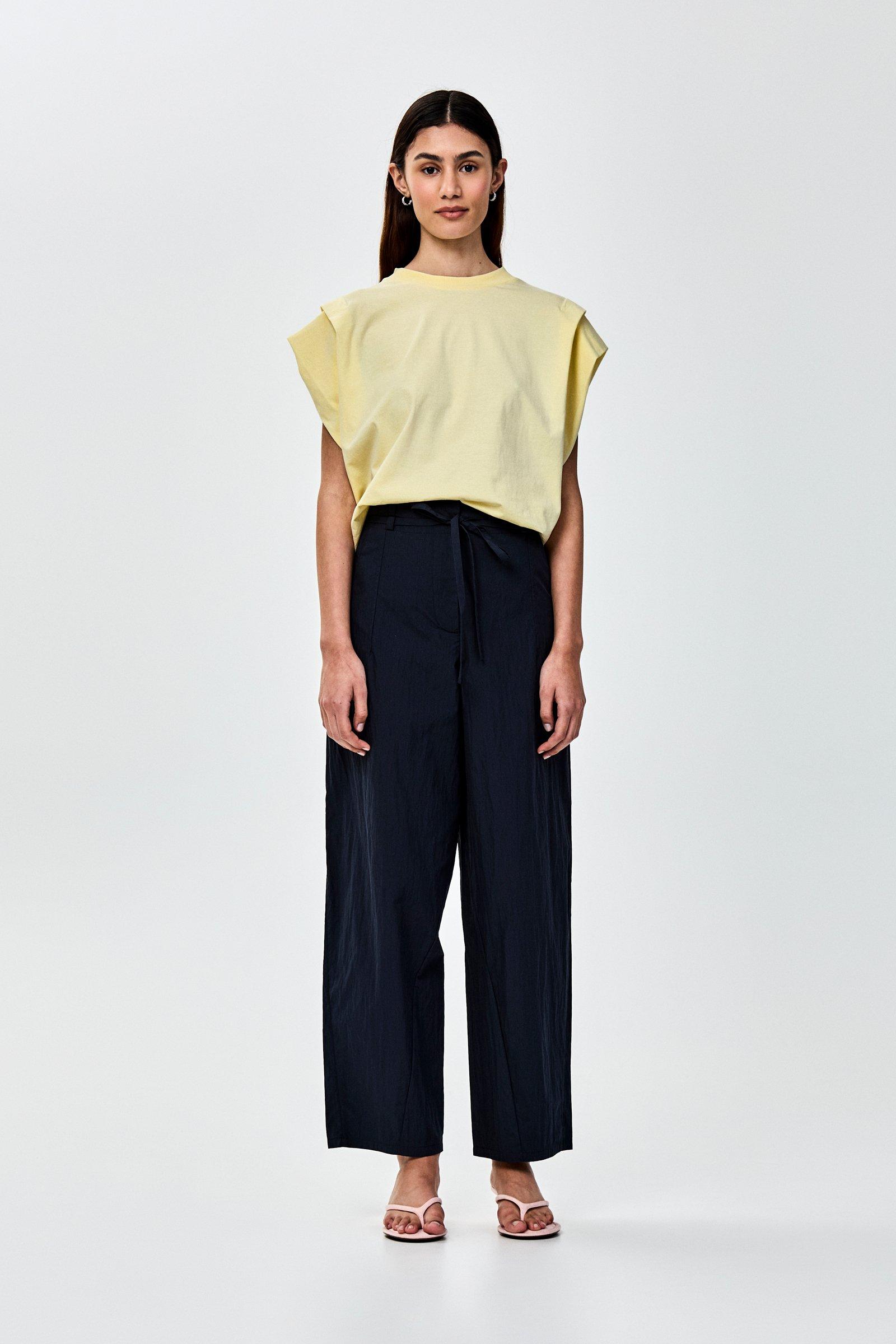 CKS - PAMINA - t-shirt korte mouwen - lichtgeel