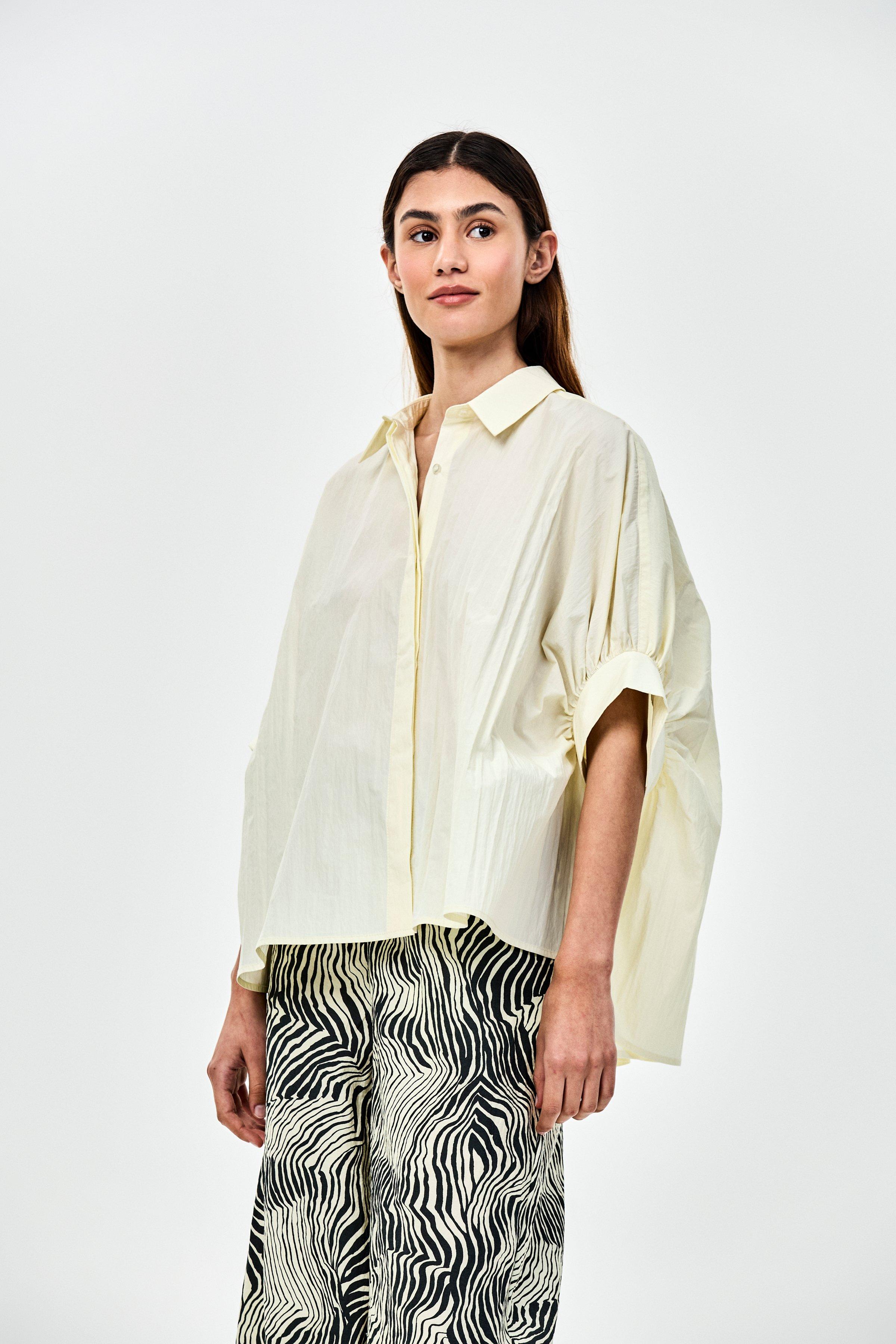 CKS - SAPE - blouse short sleeves - light yellow