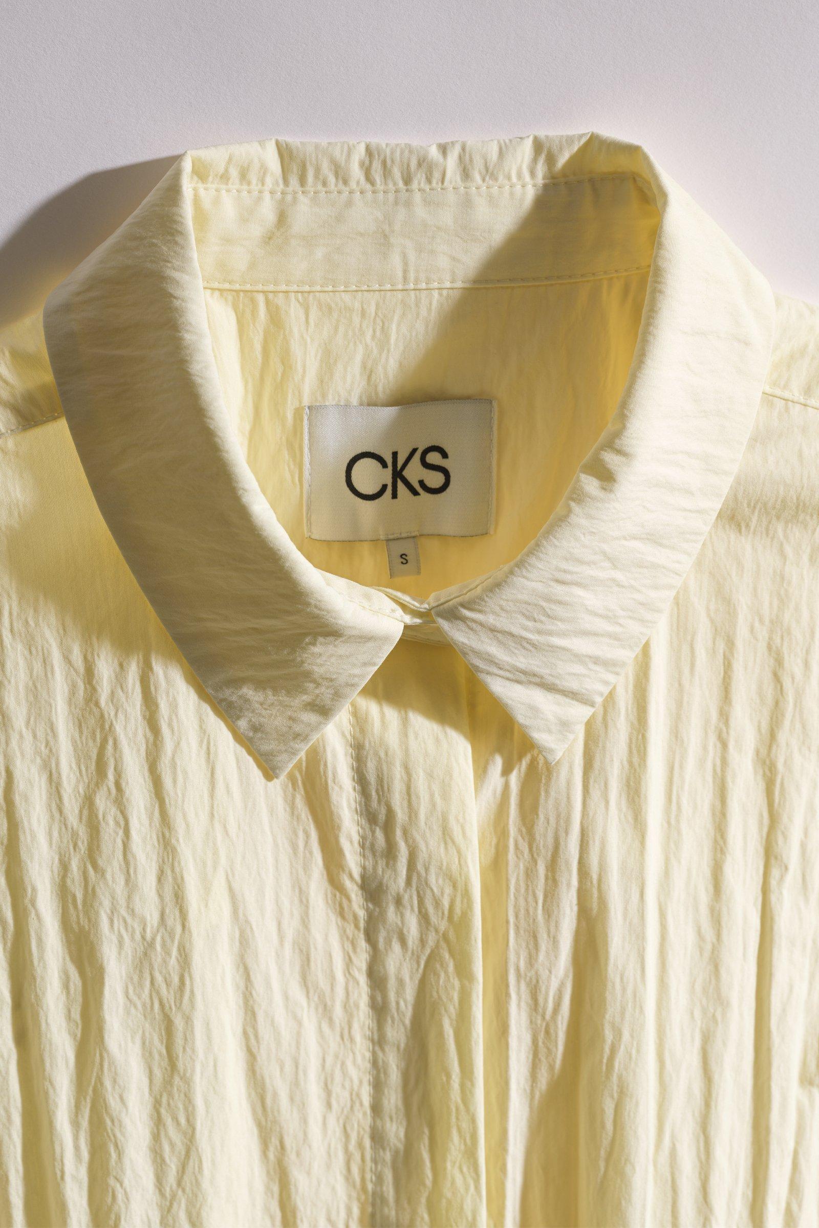 CKS - SAPE - blouse korte mouwen - lichtgeel
