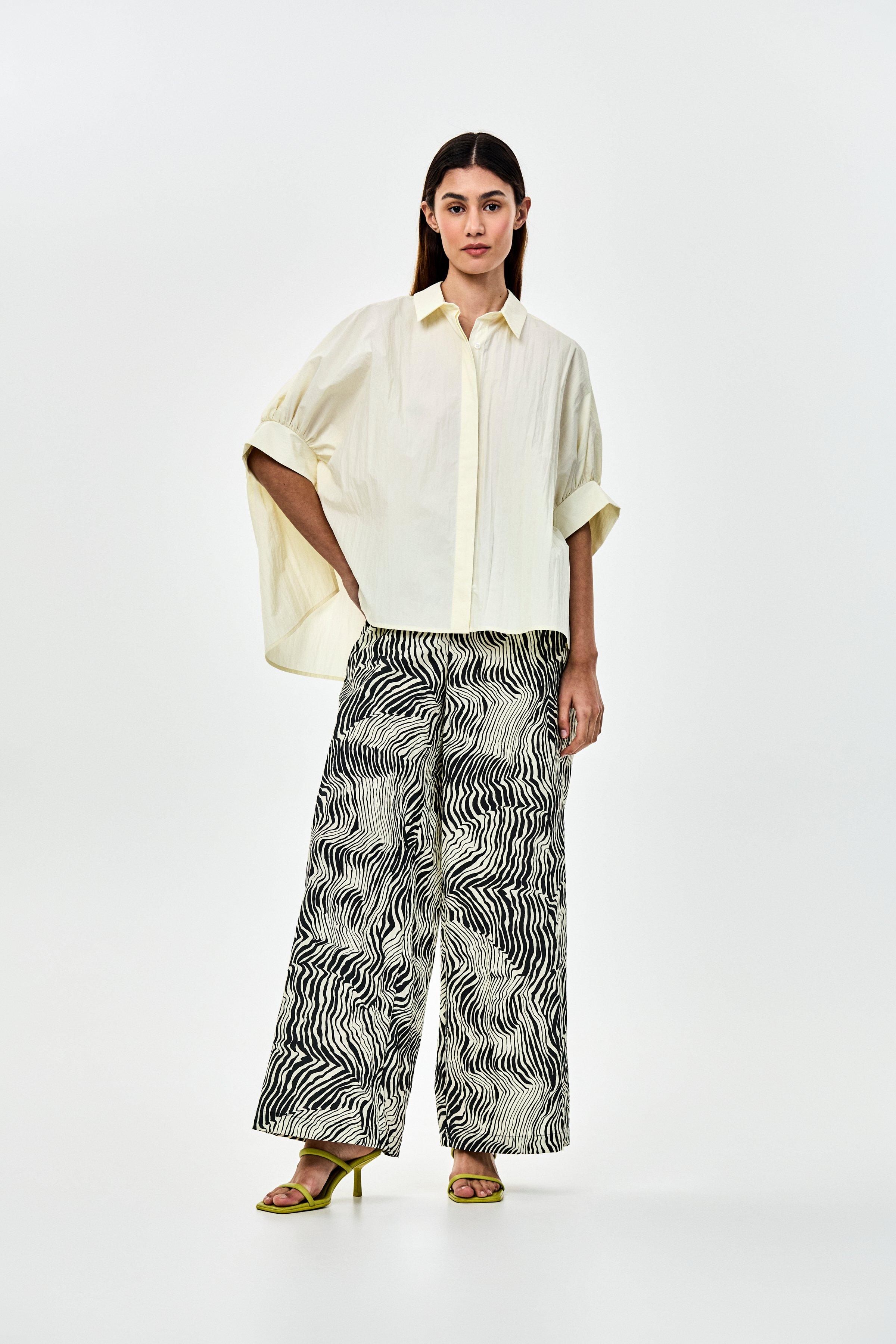 CKS - SAPE - blouse short sleeves - light yellow