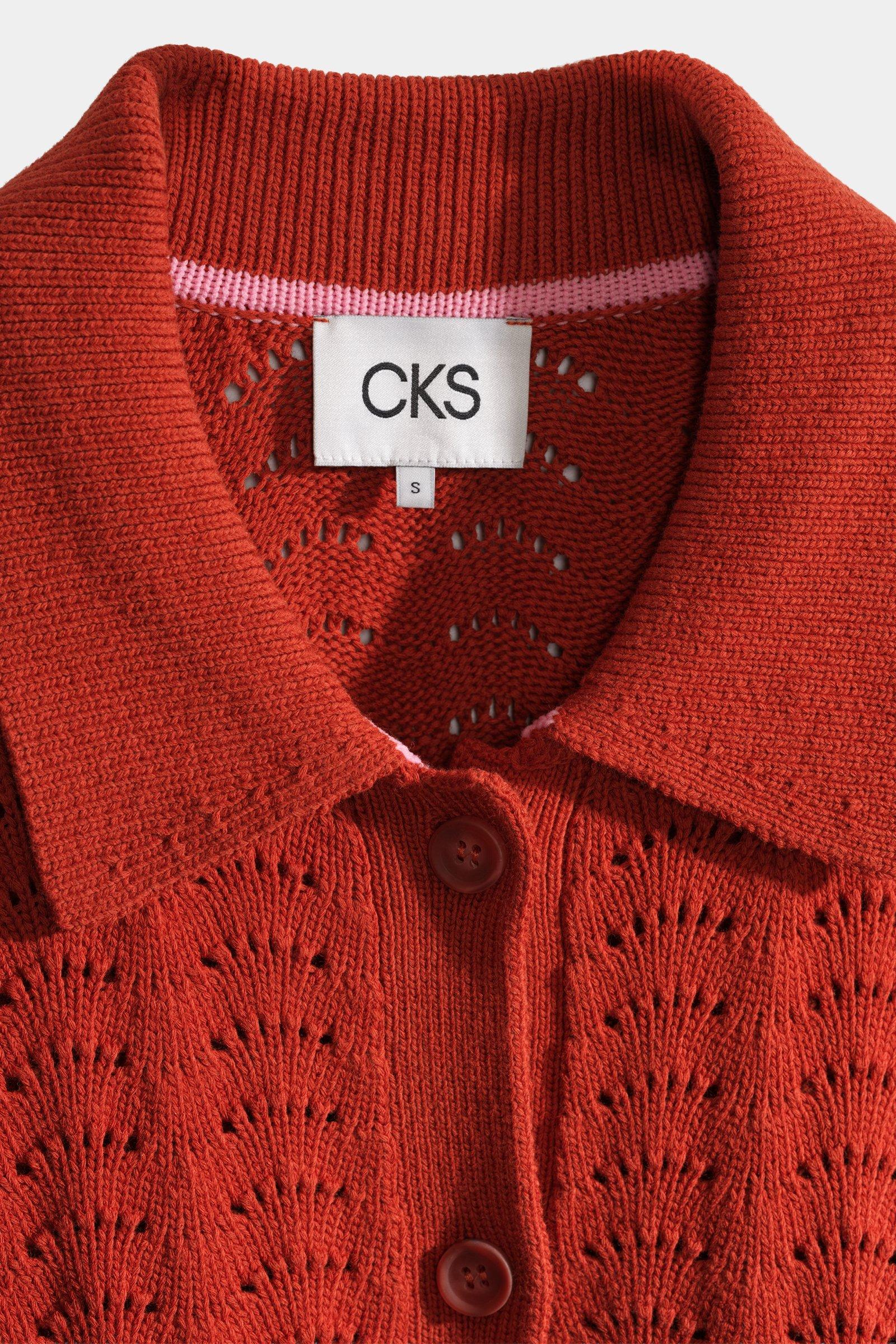 CKS - CITRUS - polo - donkerrood