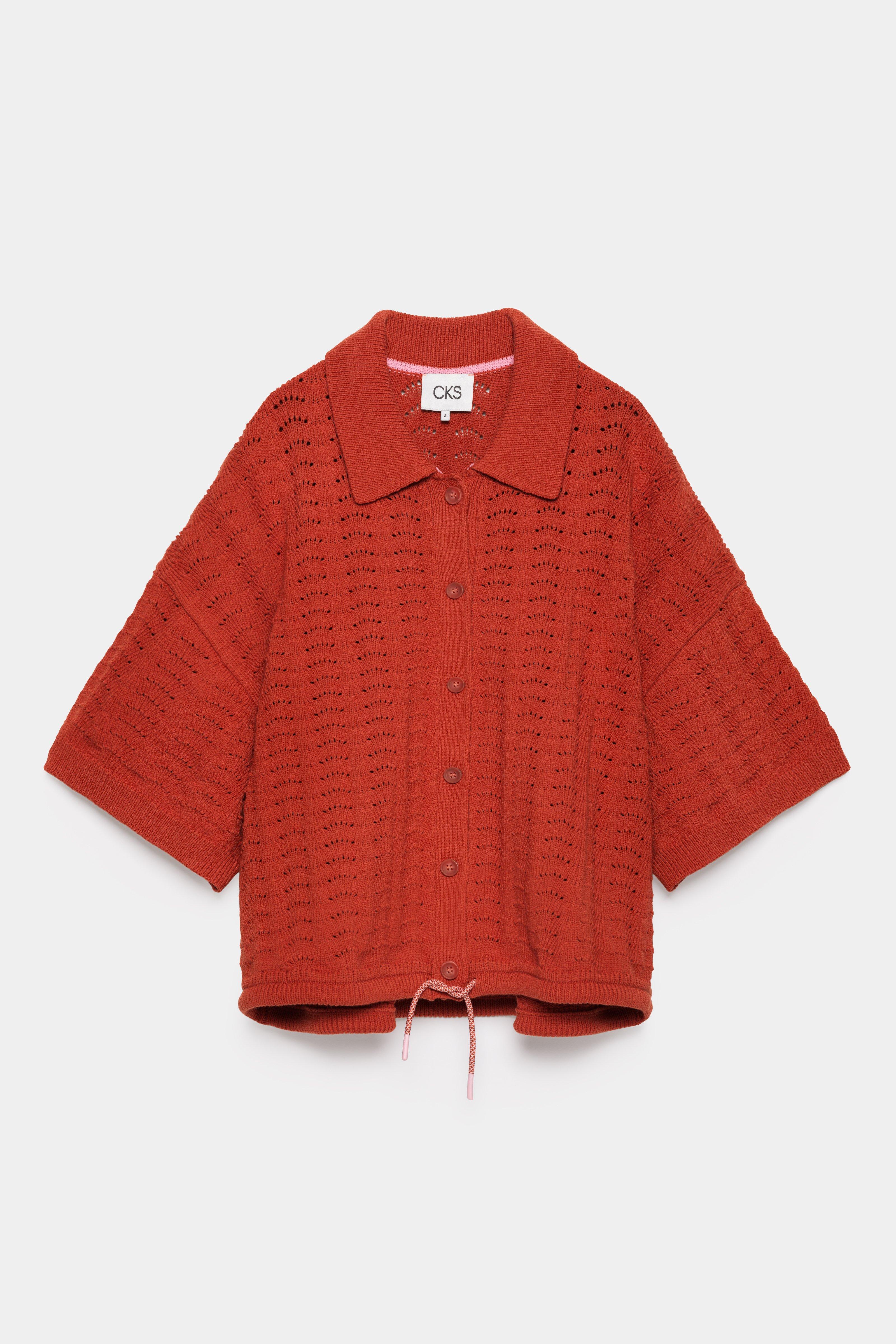 CKS - CITRUS - Strickjacke - Dunkelrot