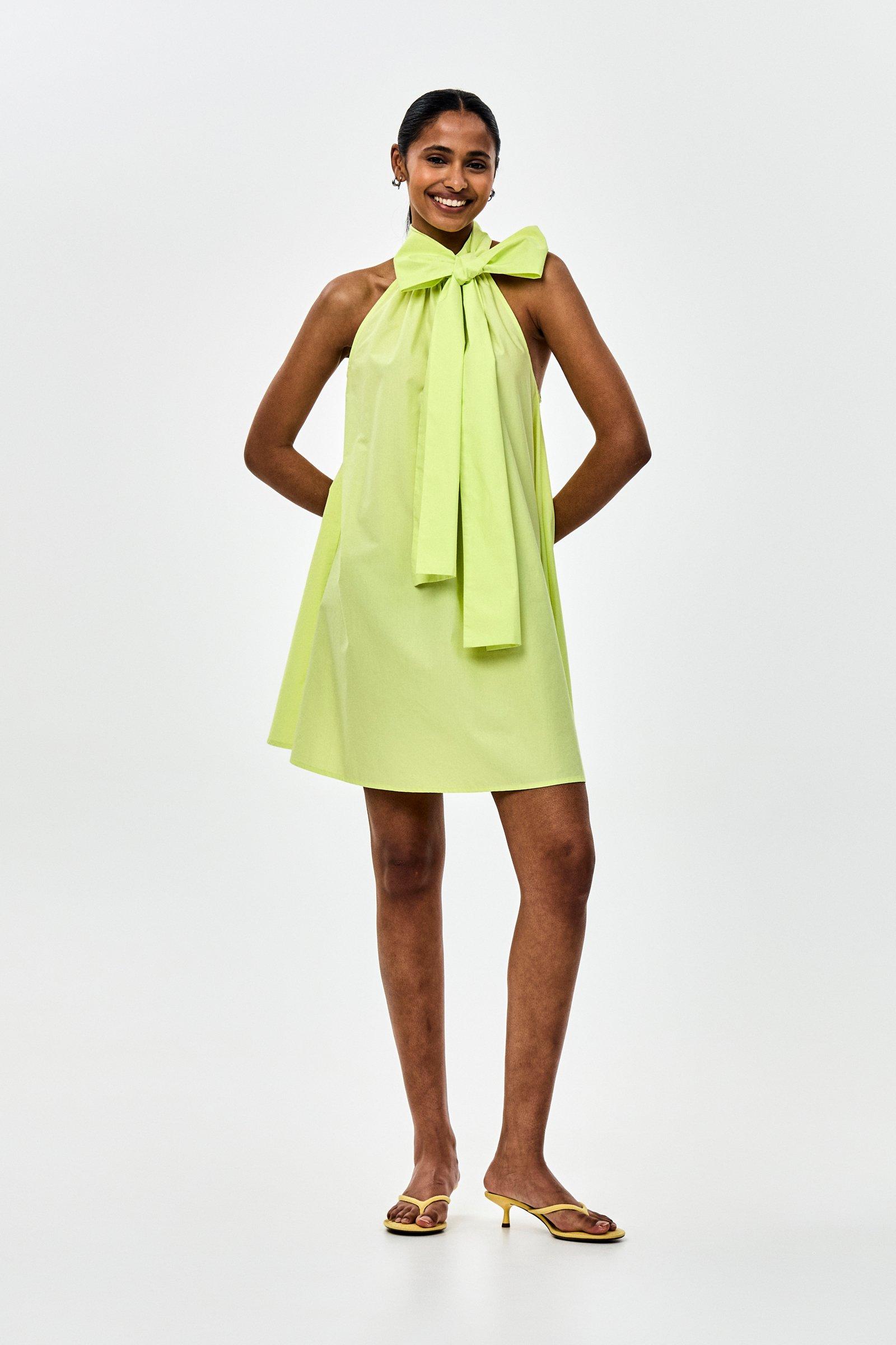 CKS - DALTERSHORT - robe courte - jaune vif