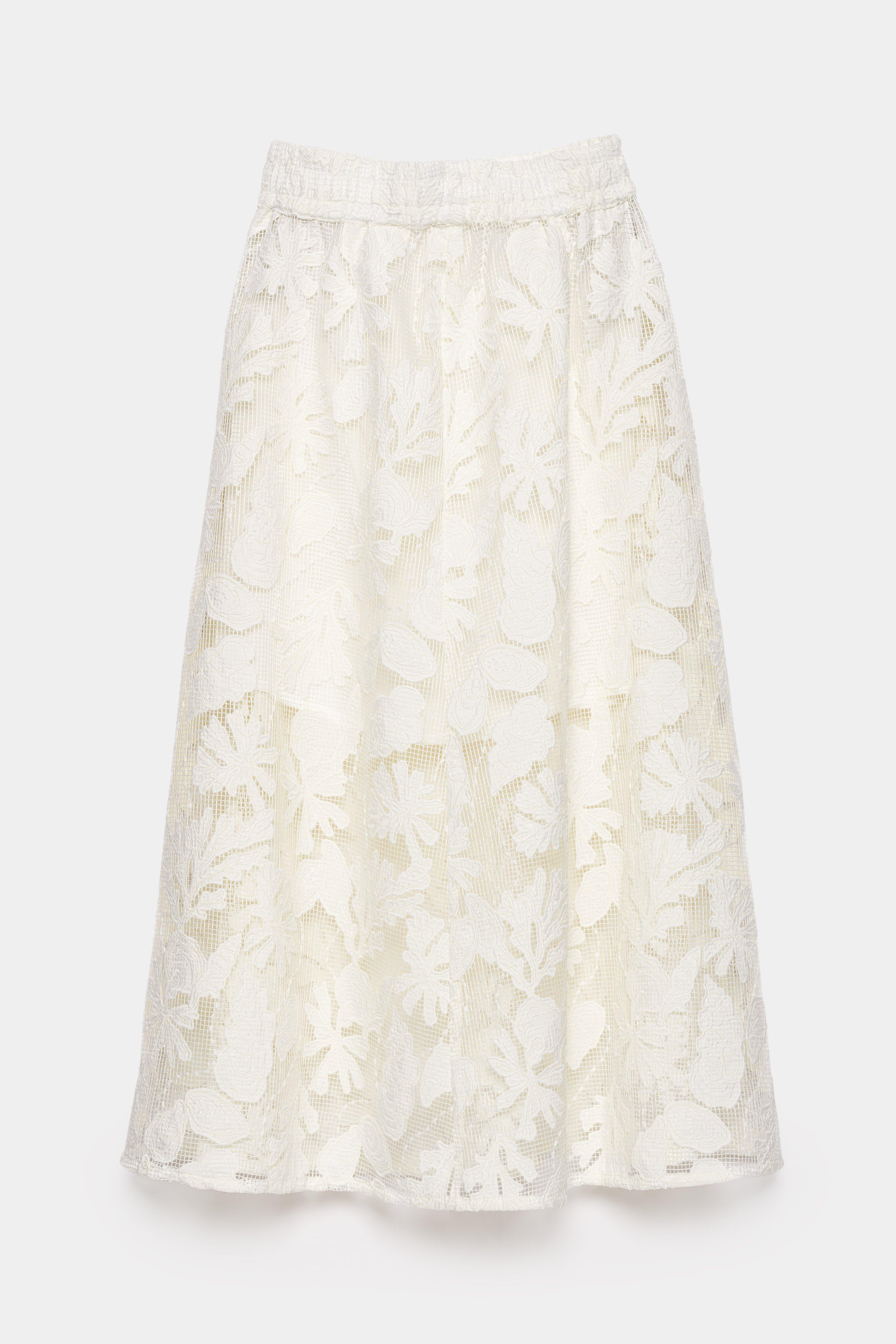 CKS - SKALLIENO - long skirt - white