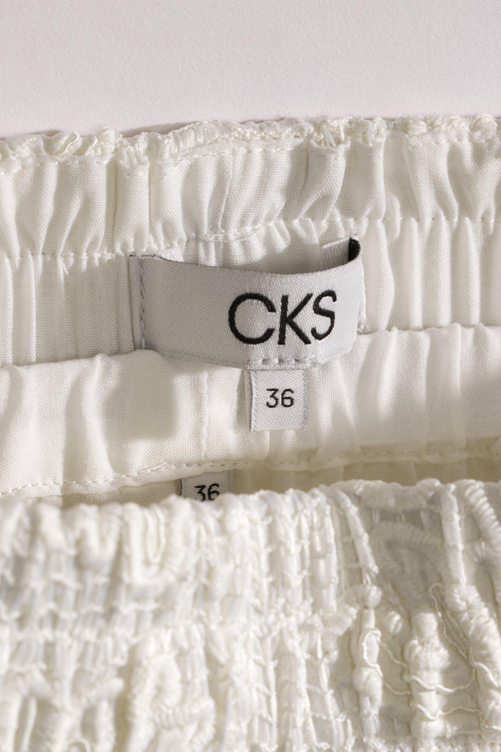 CKS - SKALLIENO - long skirt - white