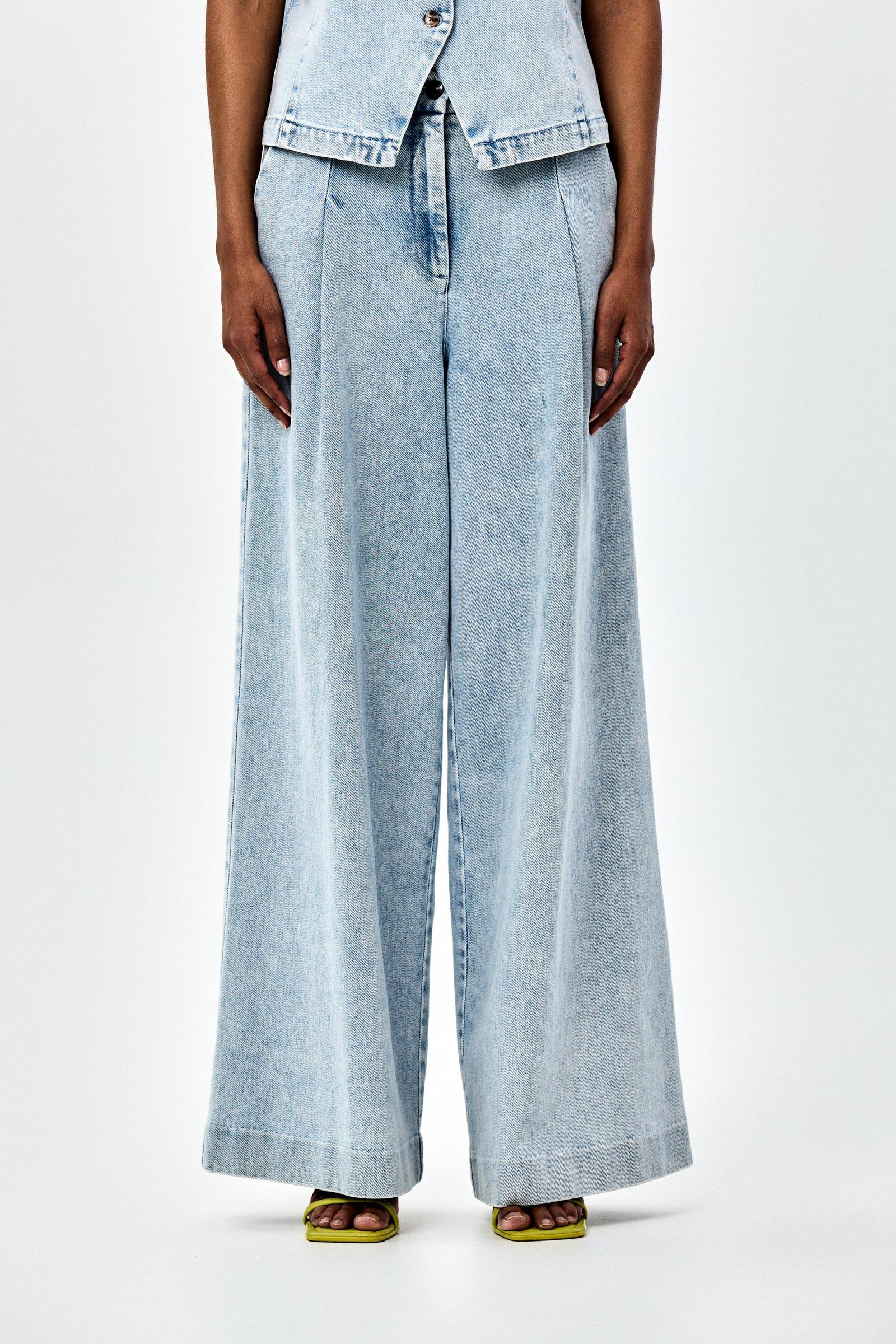 CKS - THEOWIDE - lange broek - lichtblauw