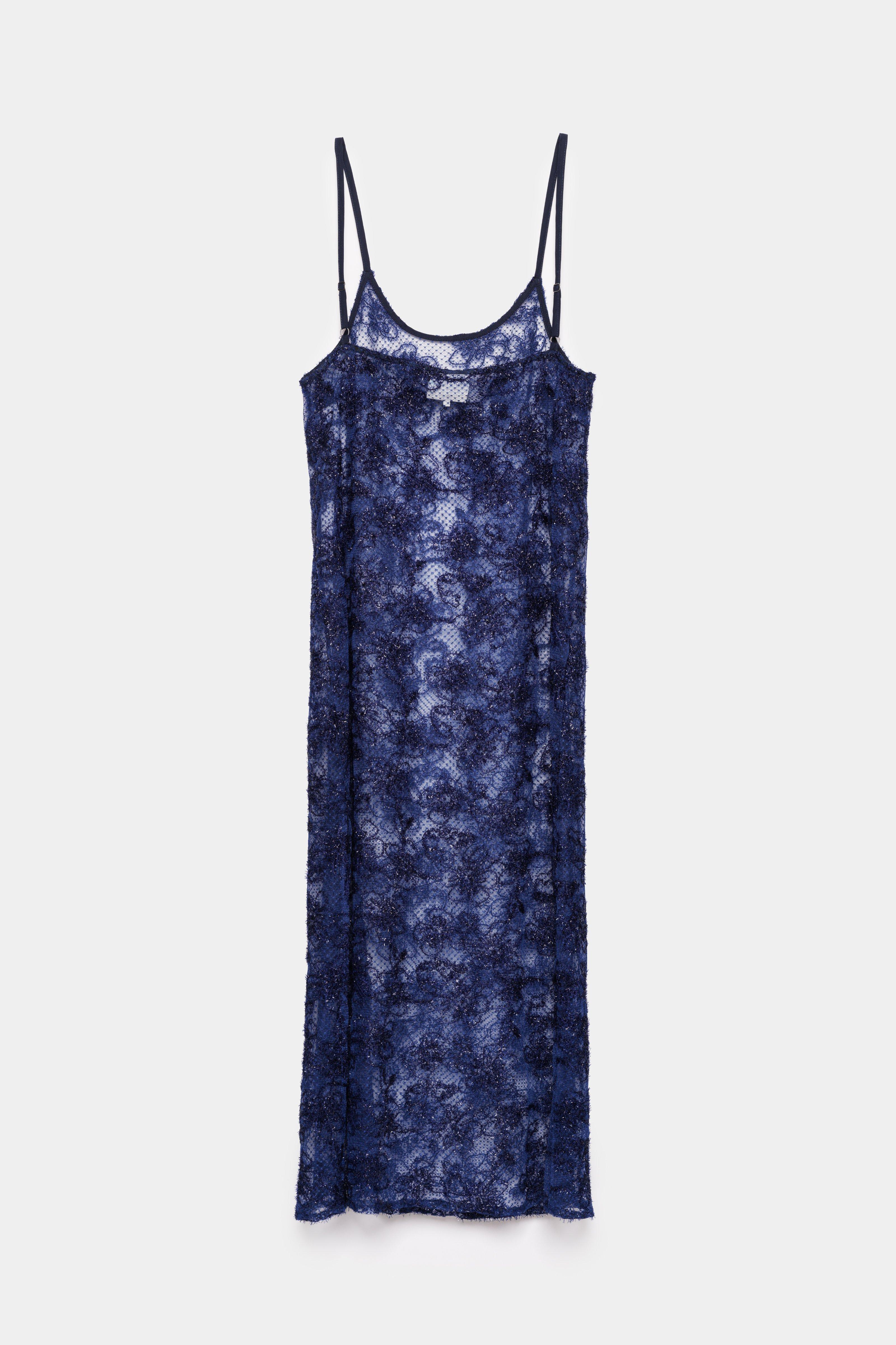 CKS - DOLLY - robe longue - bleu foncé