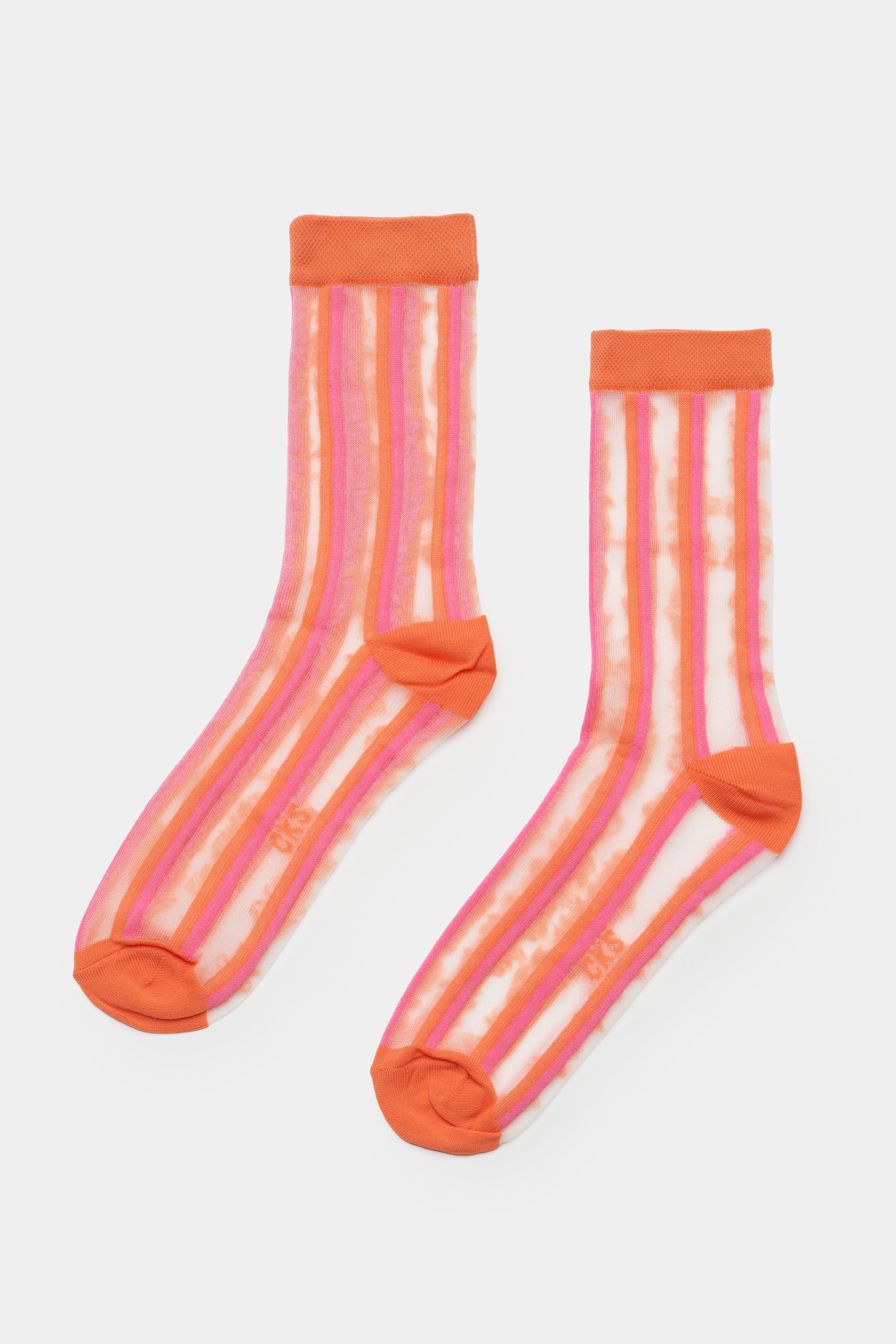 CKS - STRIPY - chaussettes - orange vif