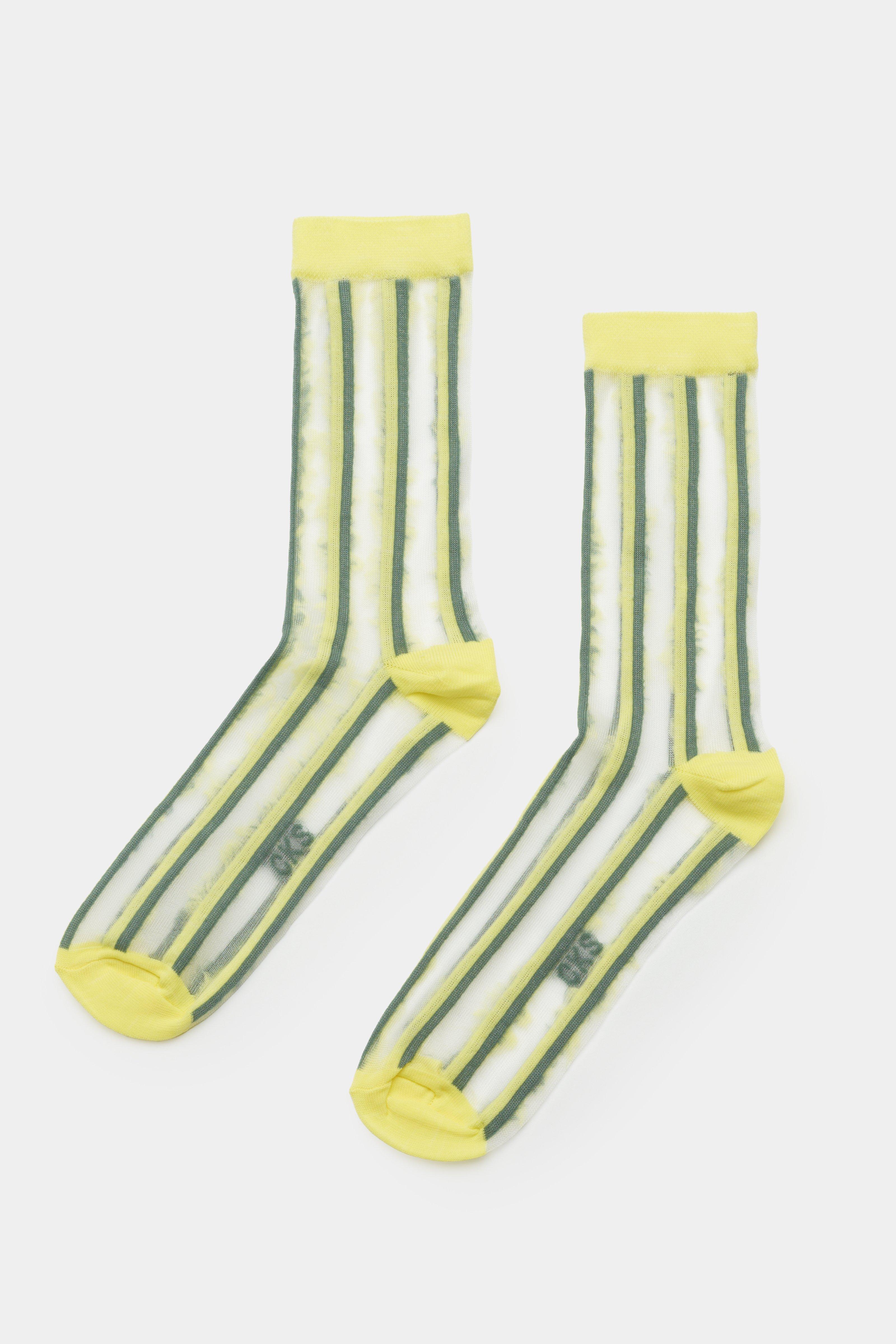 CKS - STRIPY - socks - bright yellow