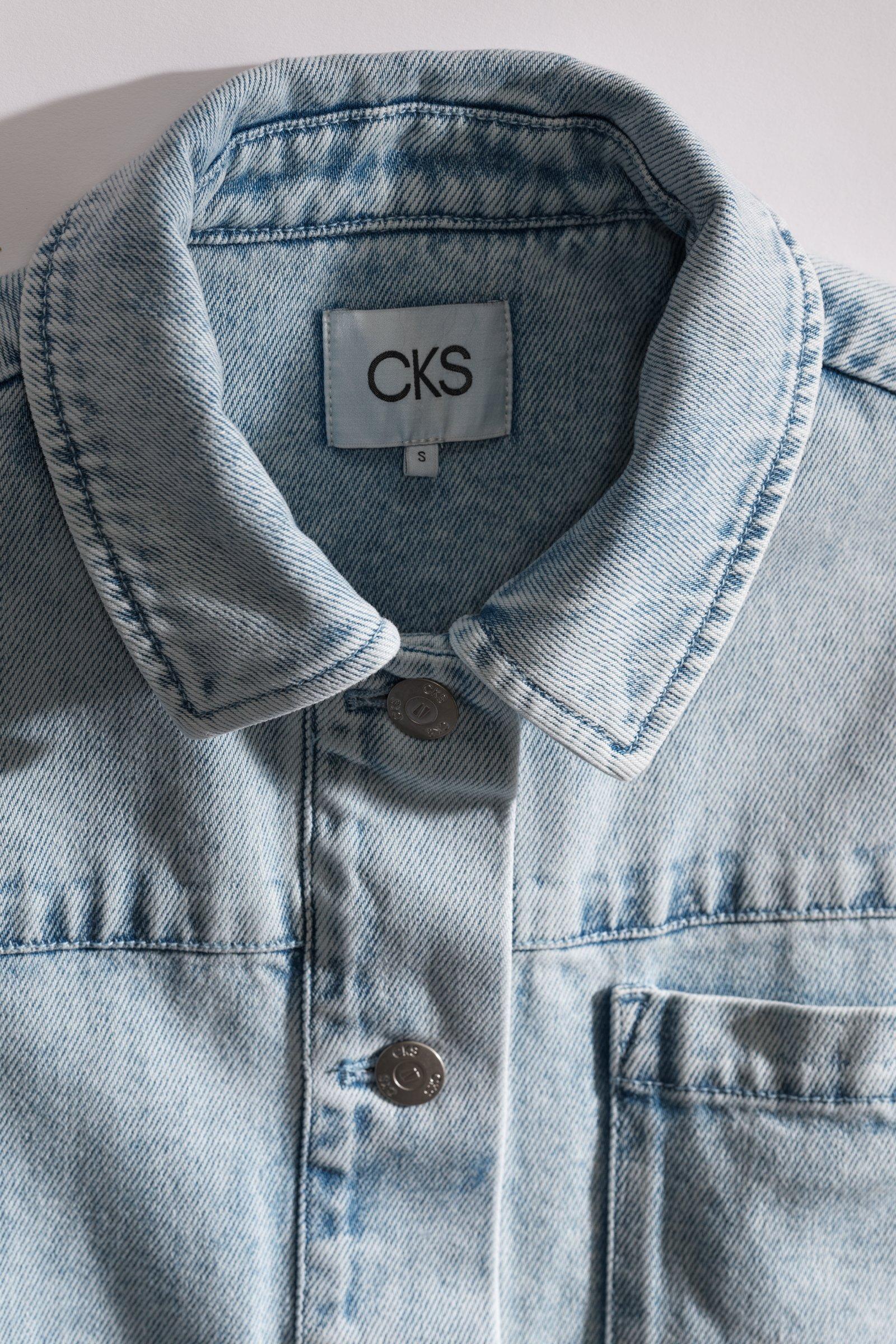 CKS - CONOR - veste en jean - bleu clair