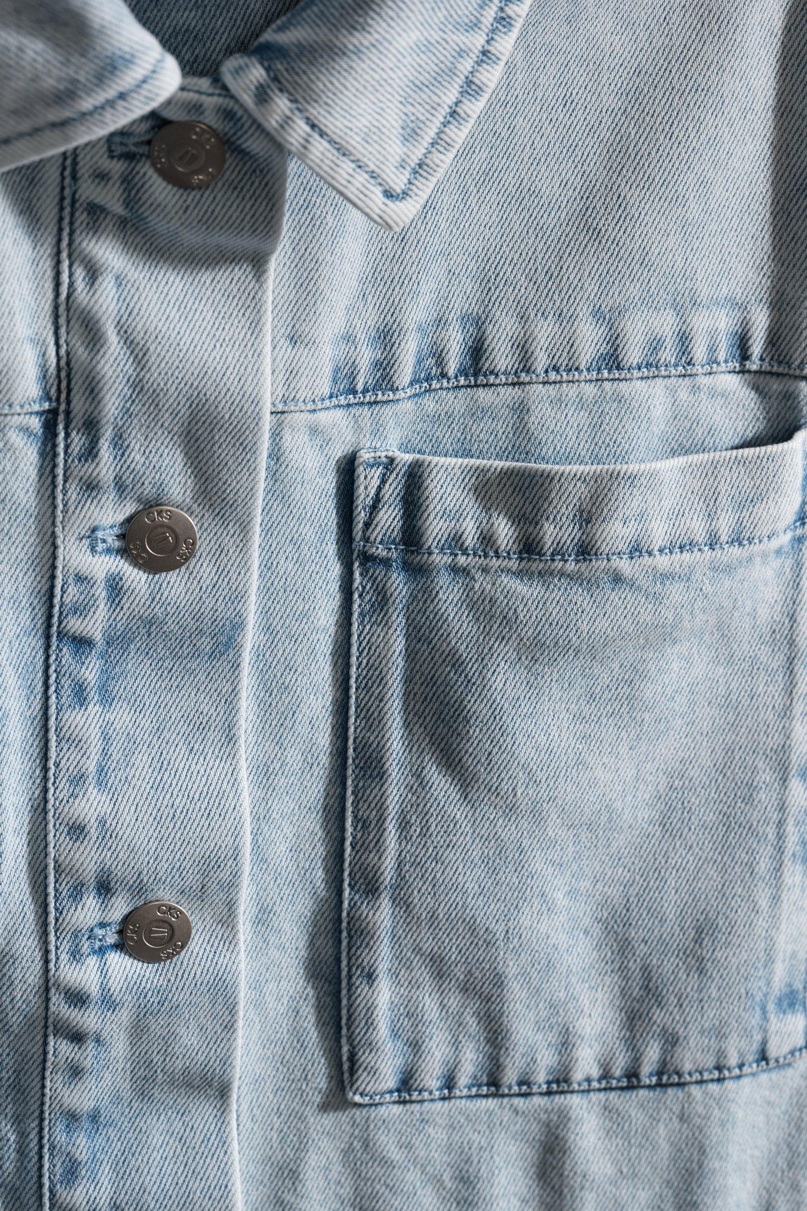 CKS - CONOR - denim jacket - light blue