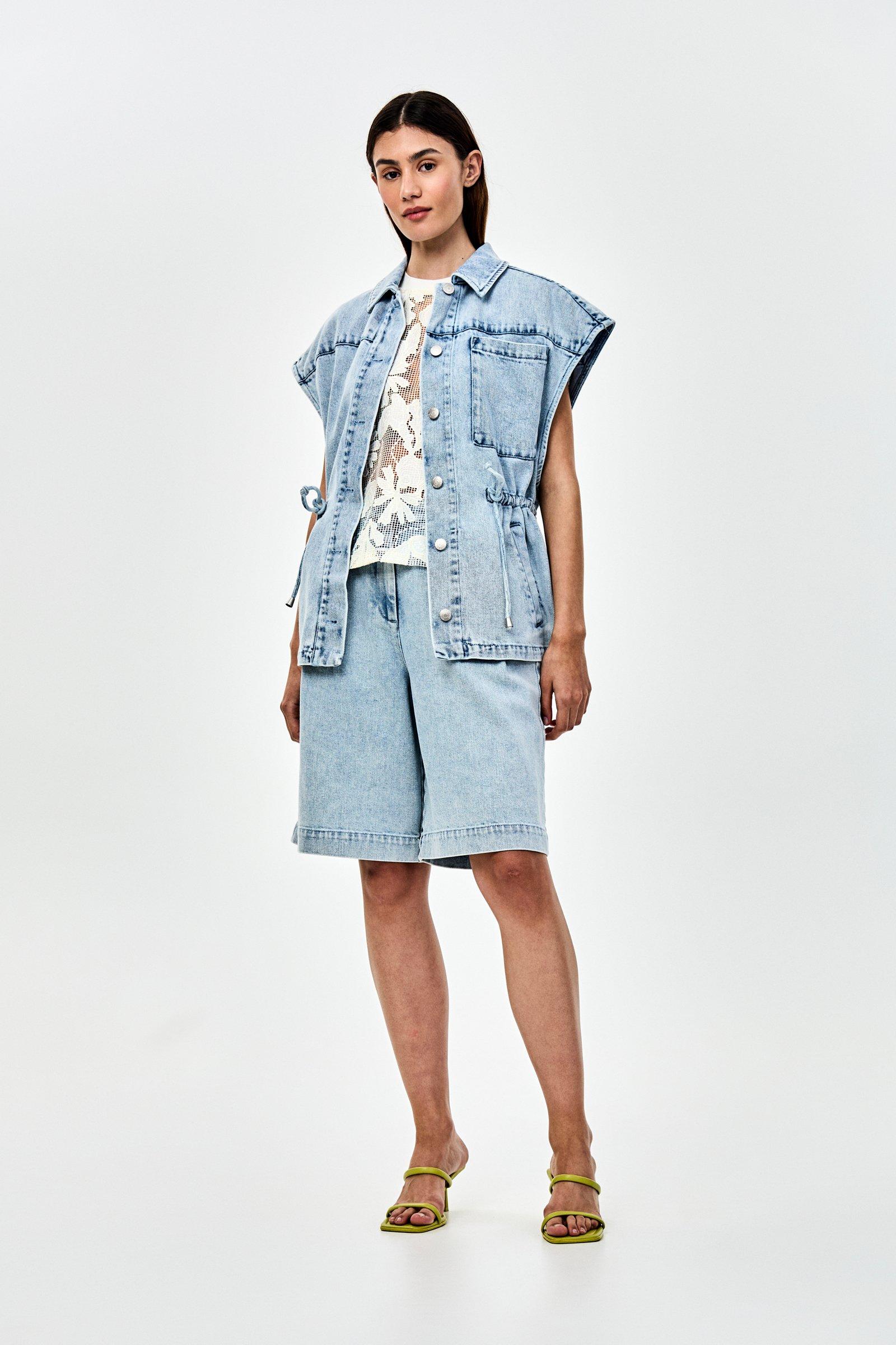 CKS - CONOR - veste en jean - bleu clair