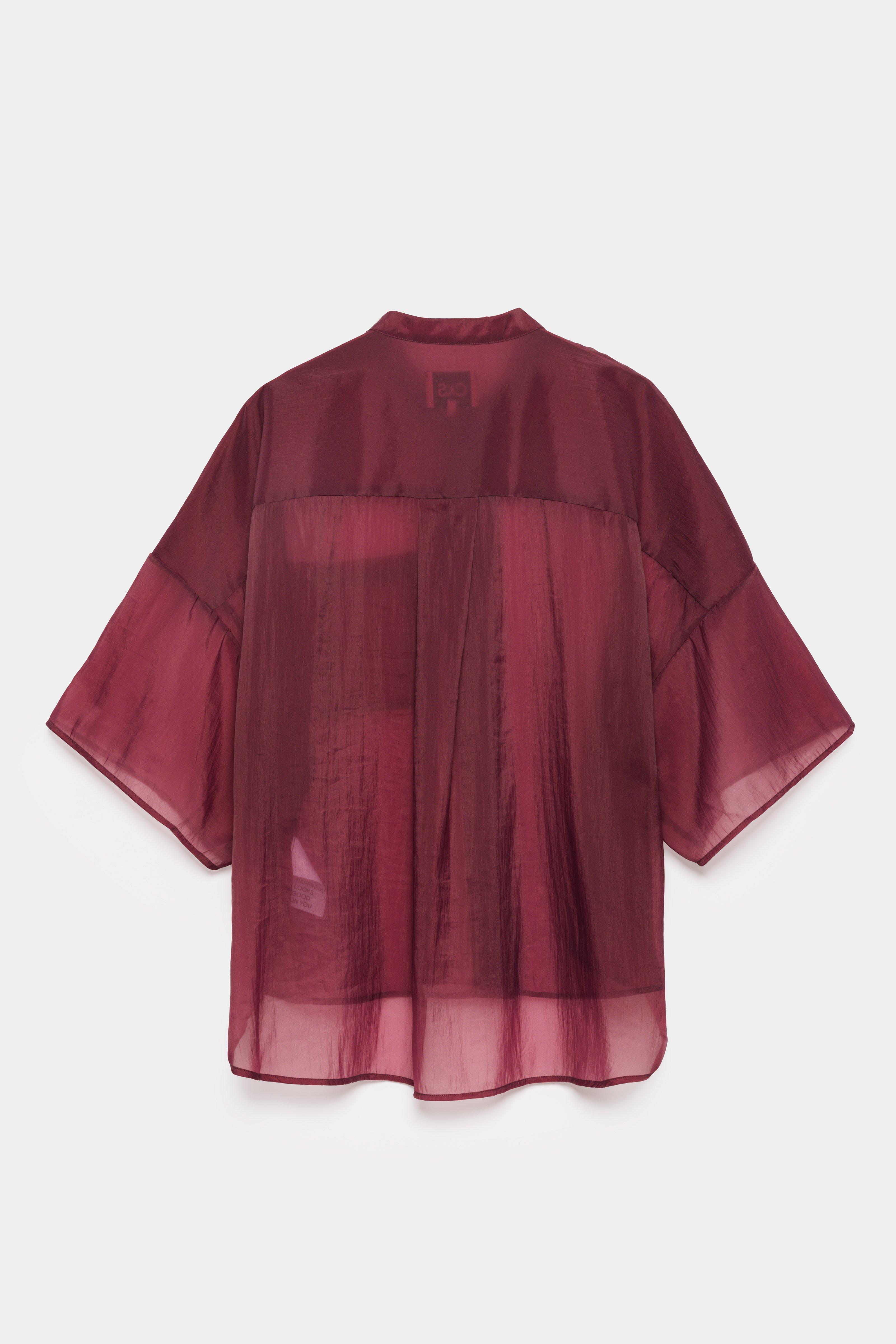 CKS - SIMPLUS - Bluse Kurze &Auml;rmel - Violett