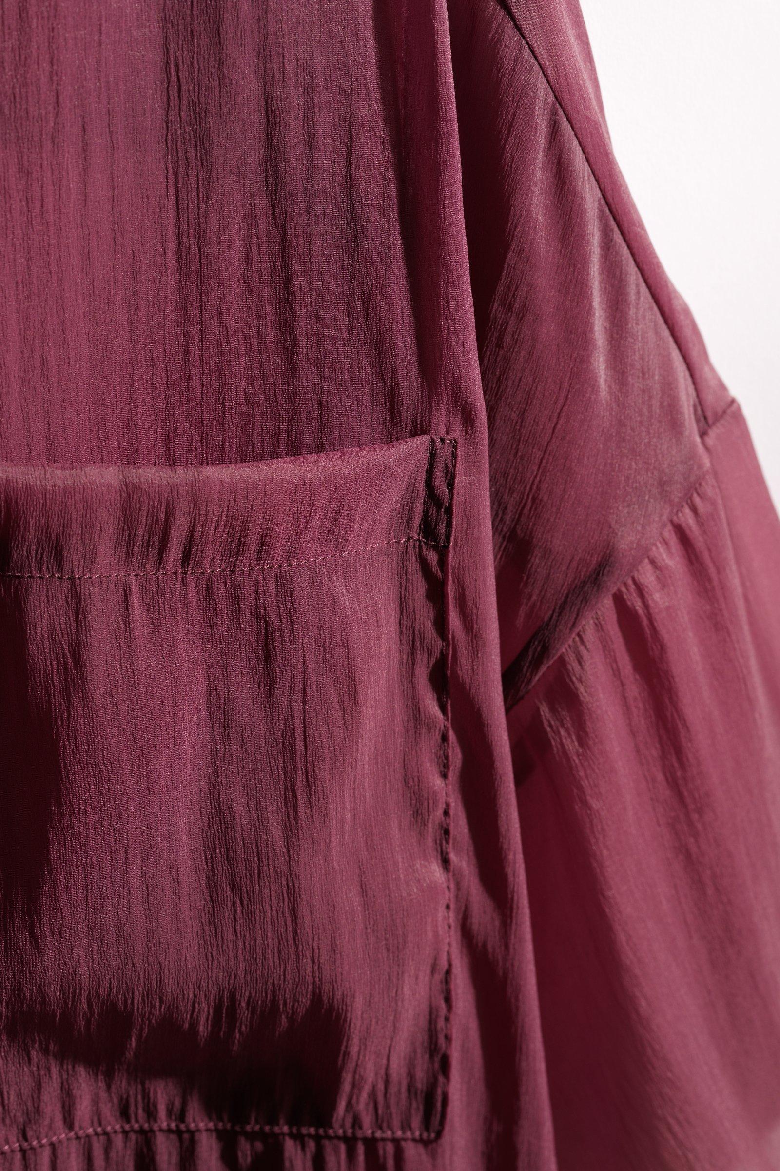 CKS - SIMPLUS - blouse korte mouwen - paars