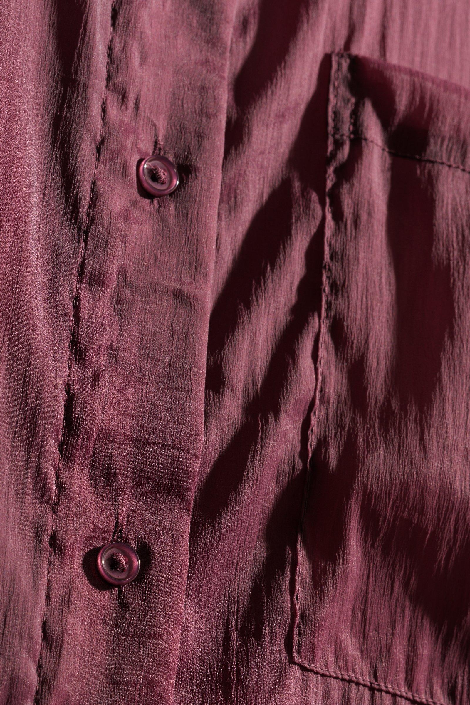 CKS - SIMPLUS - blouse short sleeves - burgundy