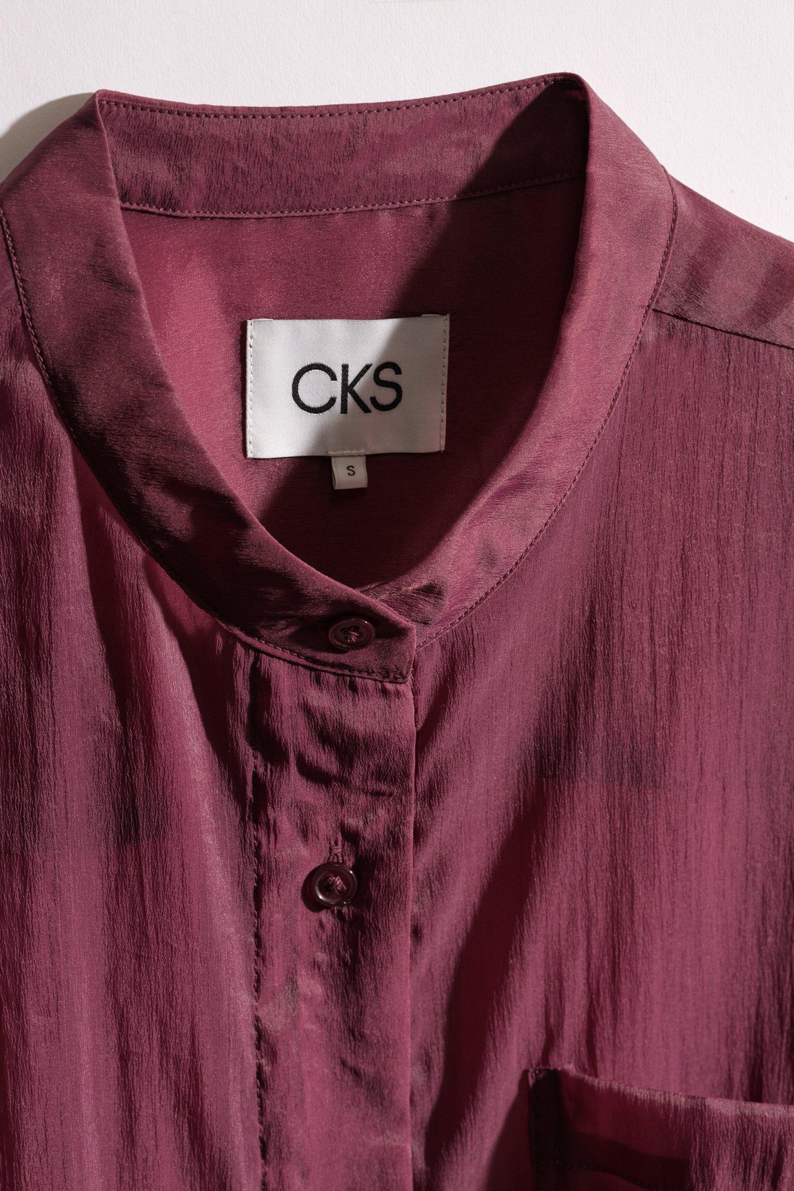 CKS - SIMPLUS - chemisier &agrave; manches courtes - violet