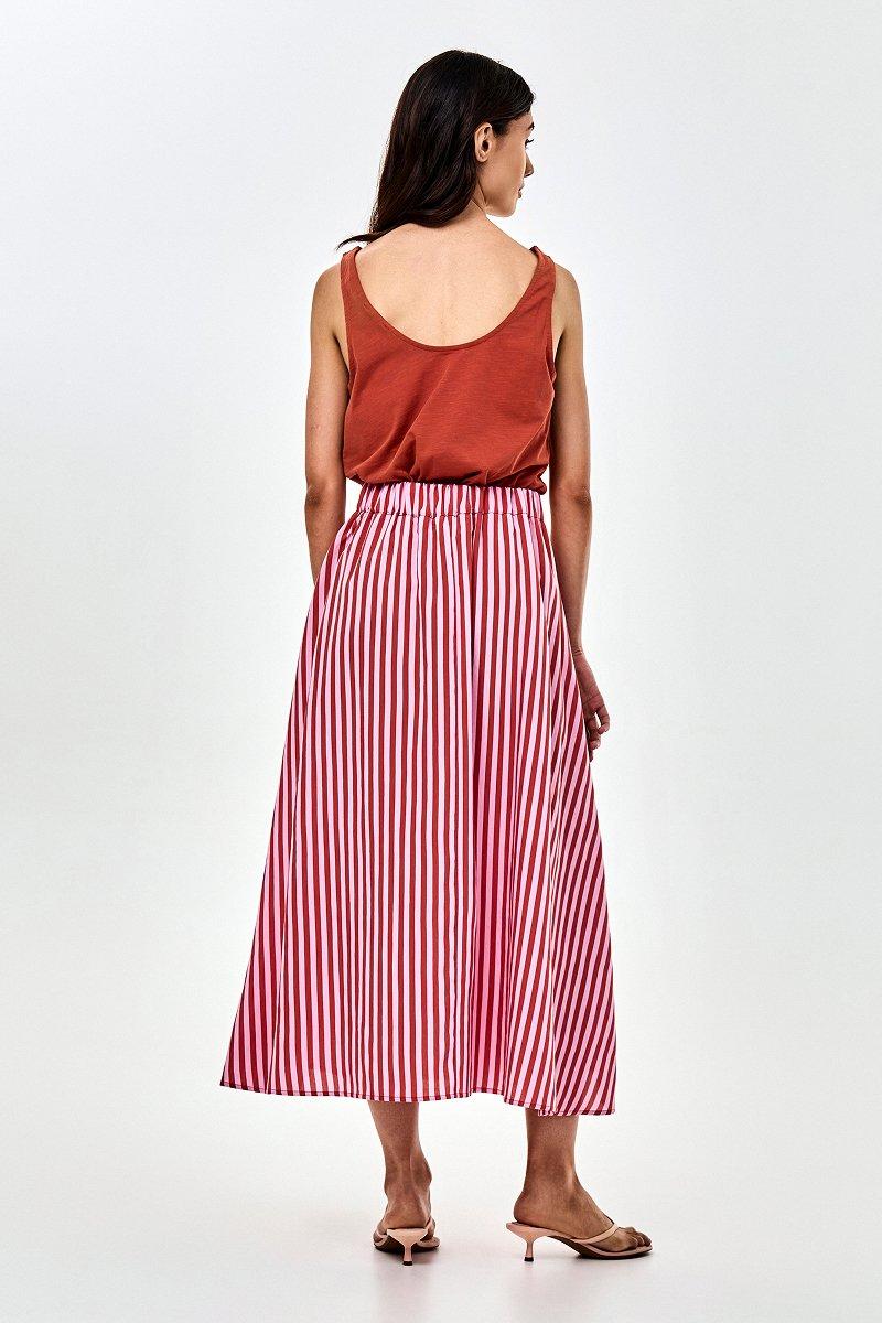 CKS - SKALLIENO - lange rok - donkerrood