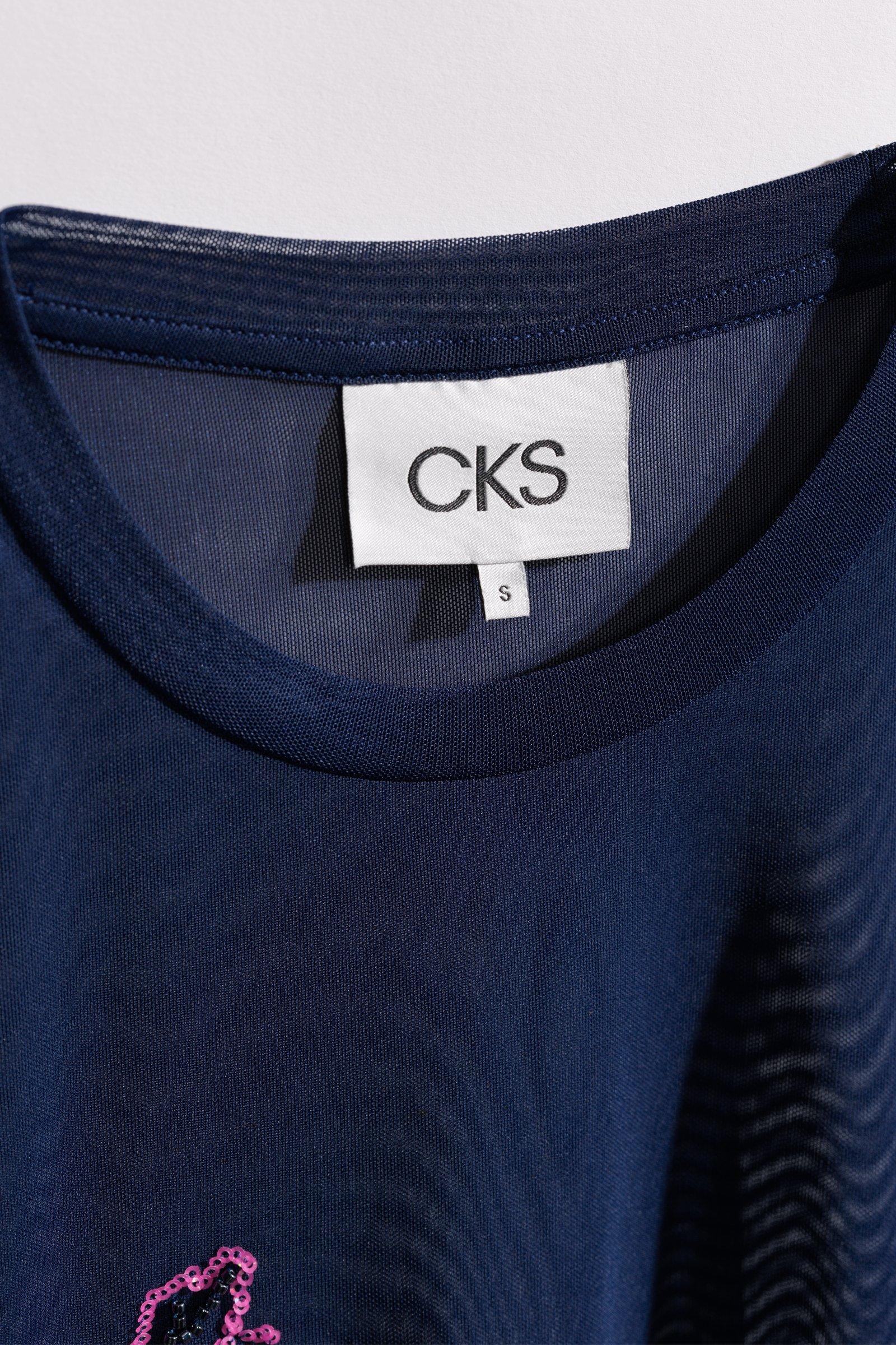 CKS - TRANSPARENT - T-Shirt Kurzarm - Dunkelblau
