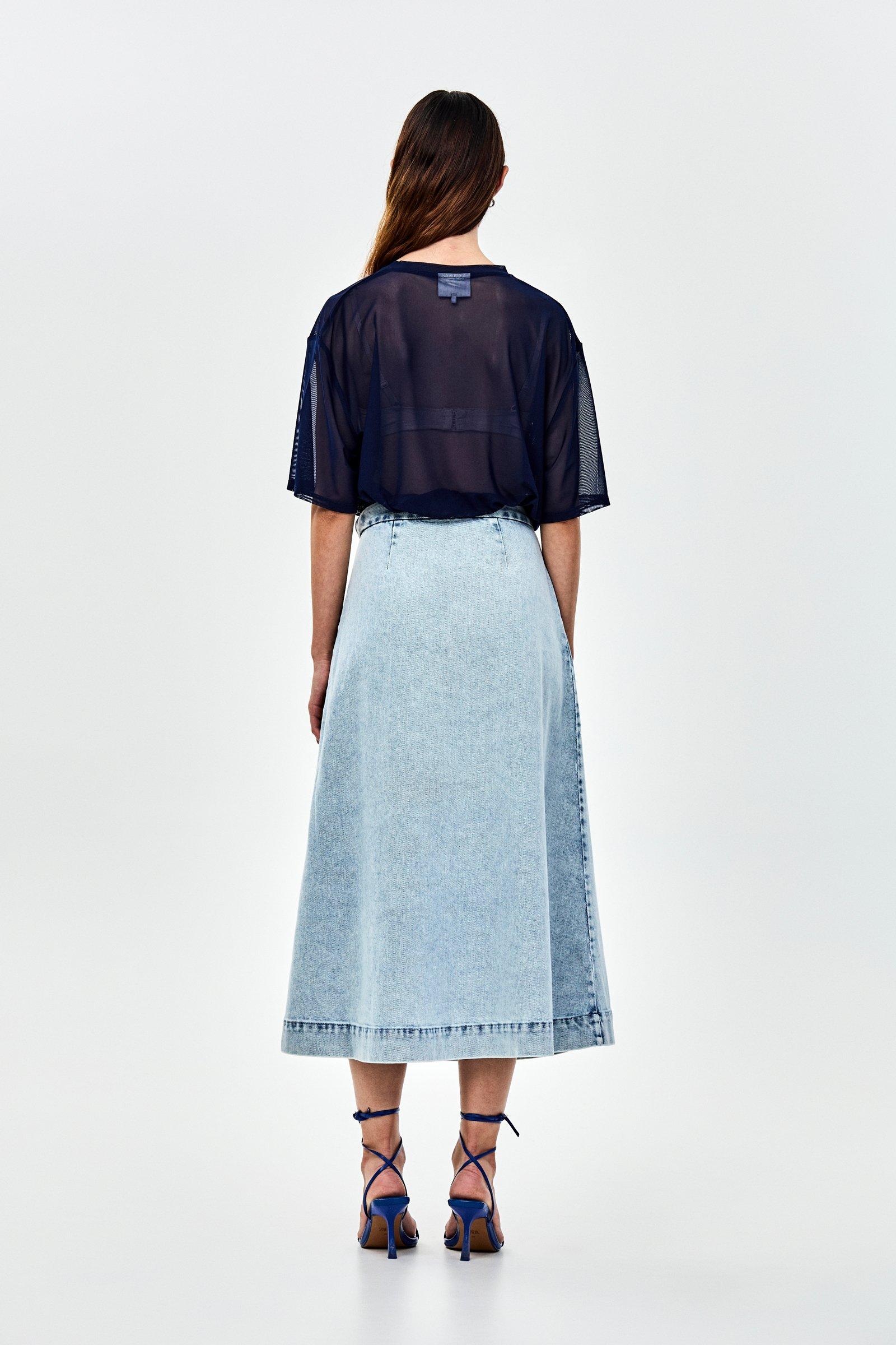 CKS - TRANSPARENT - t-shirt korte mouwen - donkerblauw