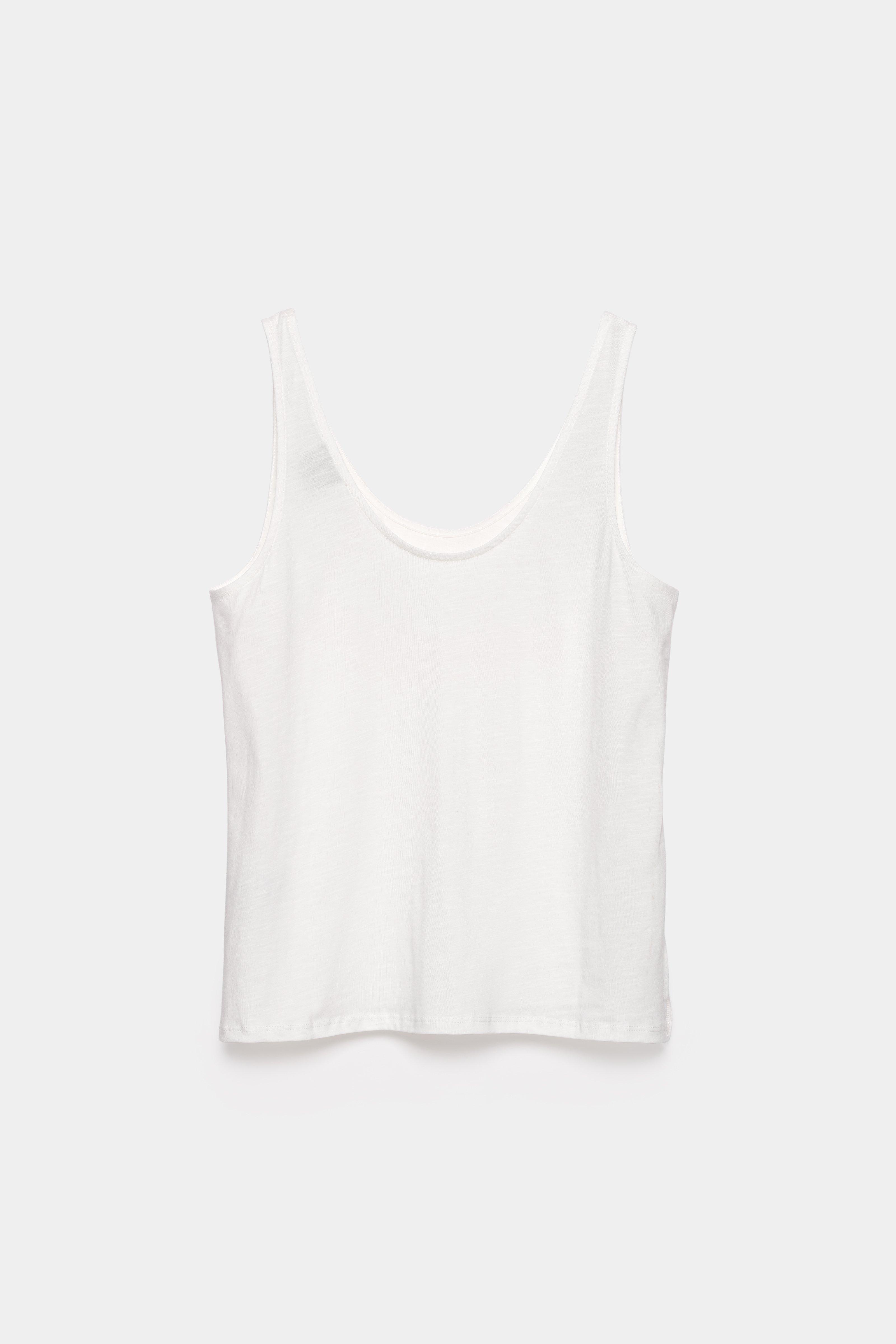 CKS - TOSCA - mouwloze top - wit