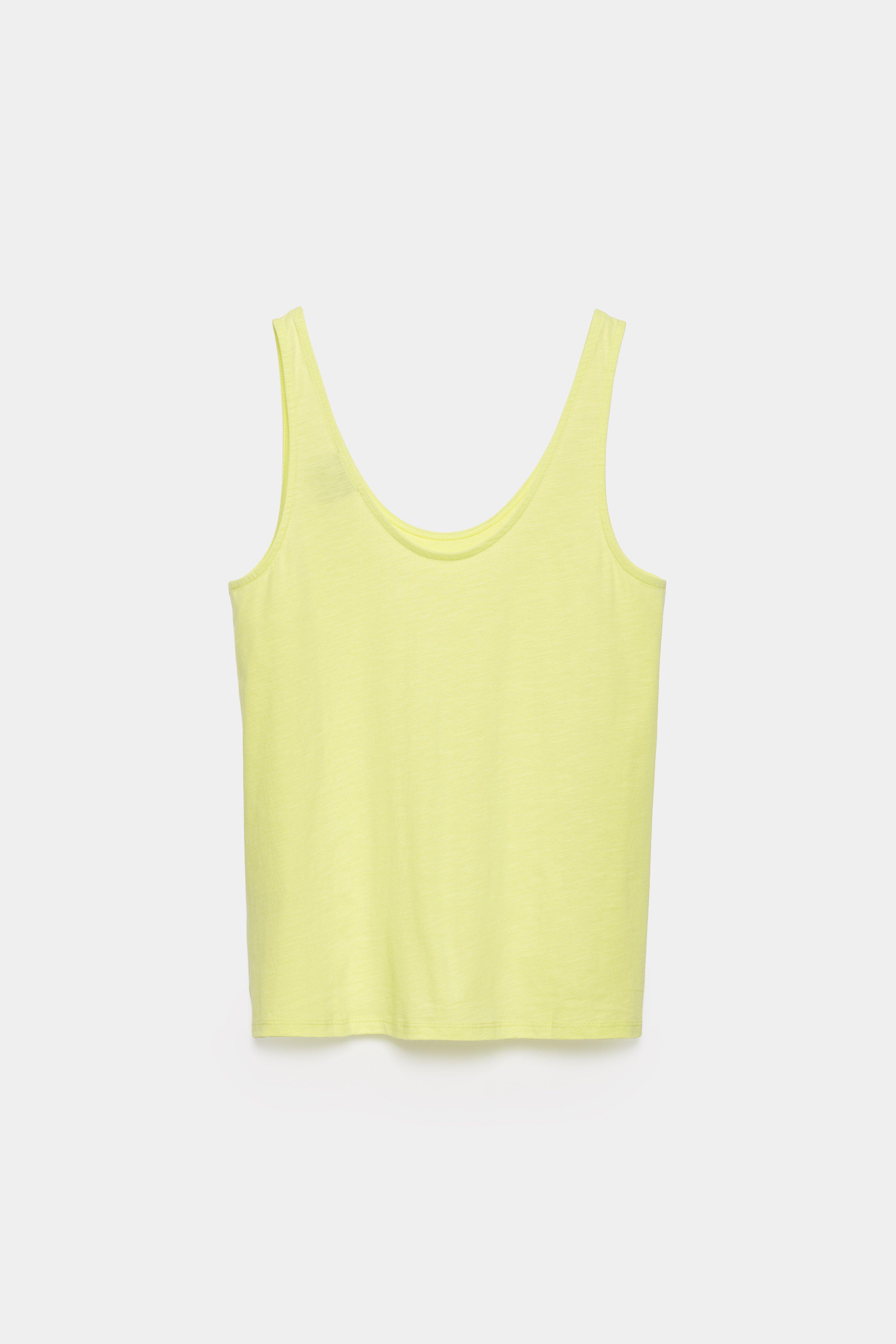 CKS - TOSCA - mouwloze top - intens geel