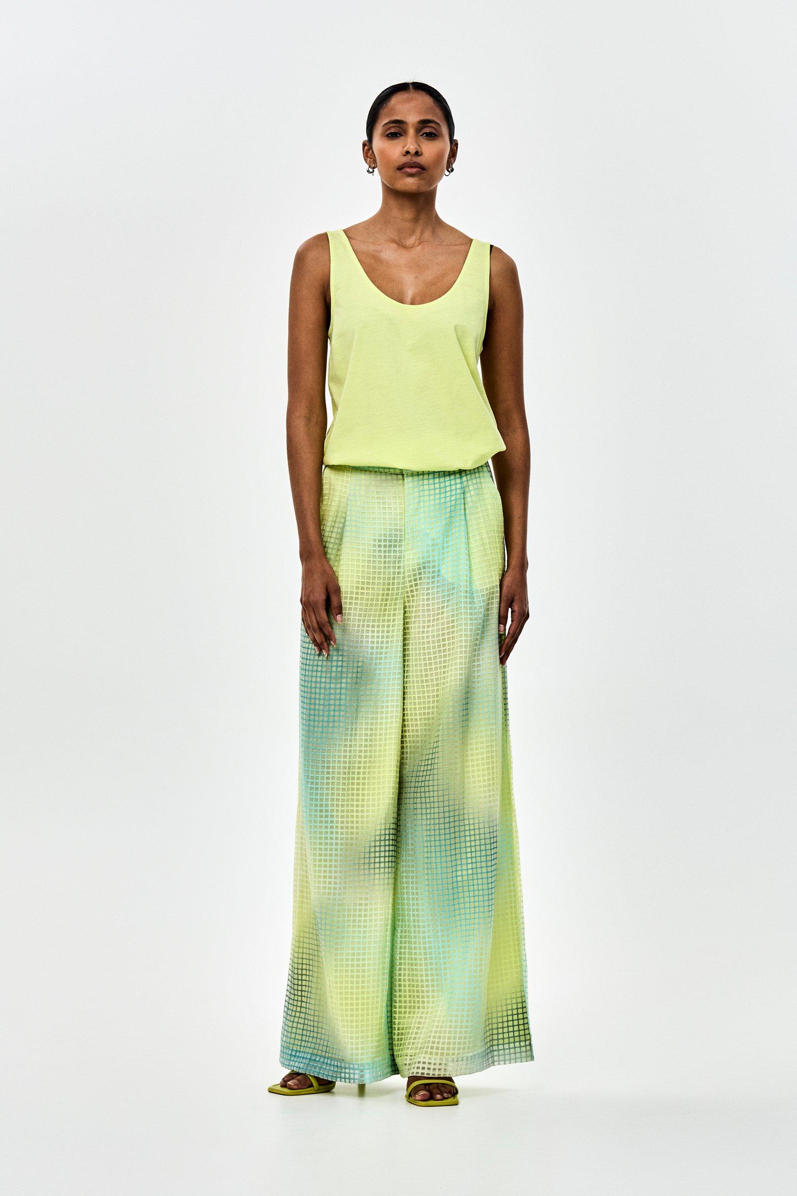 CKS - TOSCA - top sans manches - jaune vif