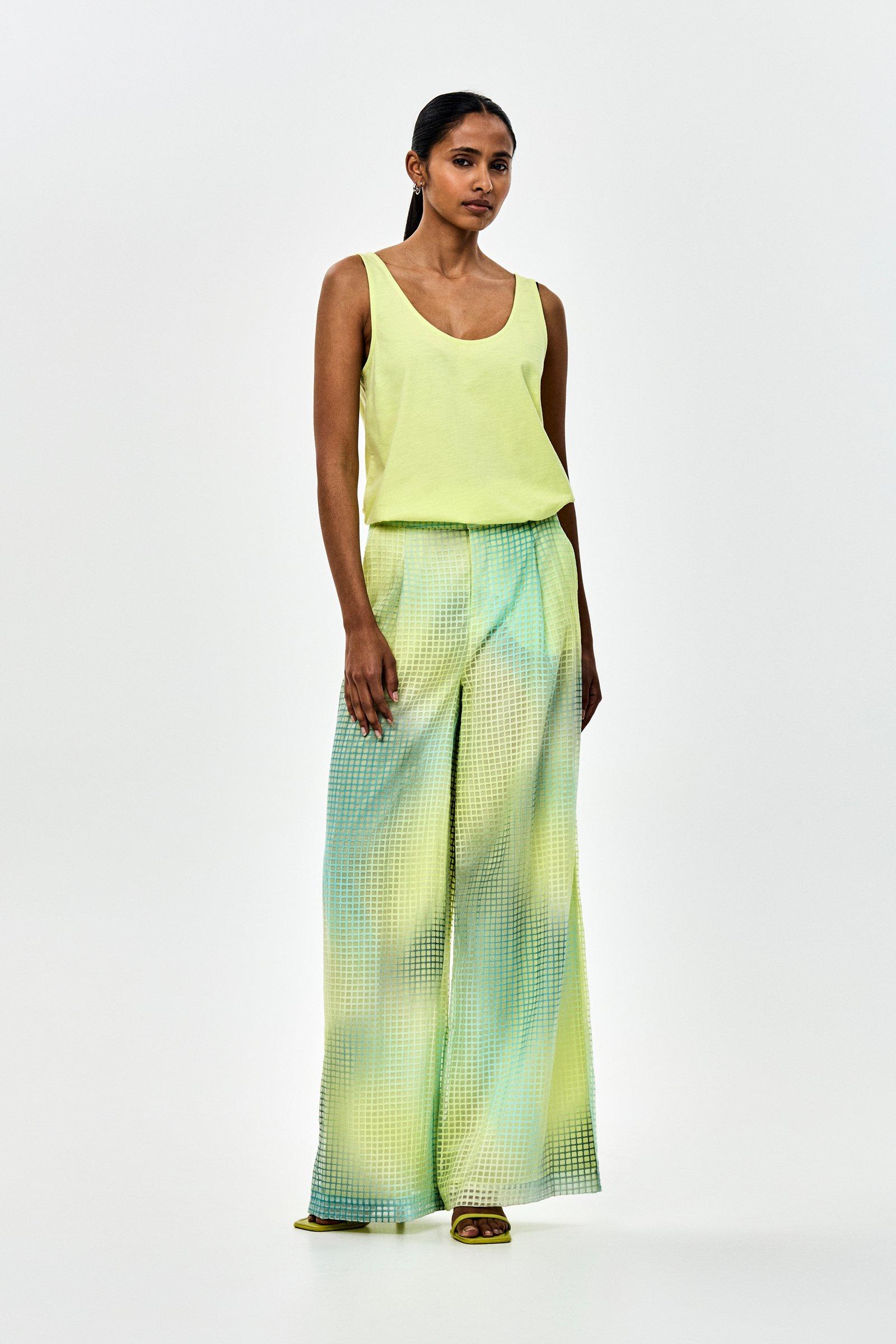 CKS - TOSCA - top sans manches - jaune vif