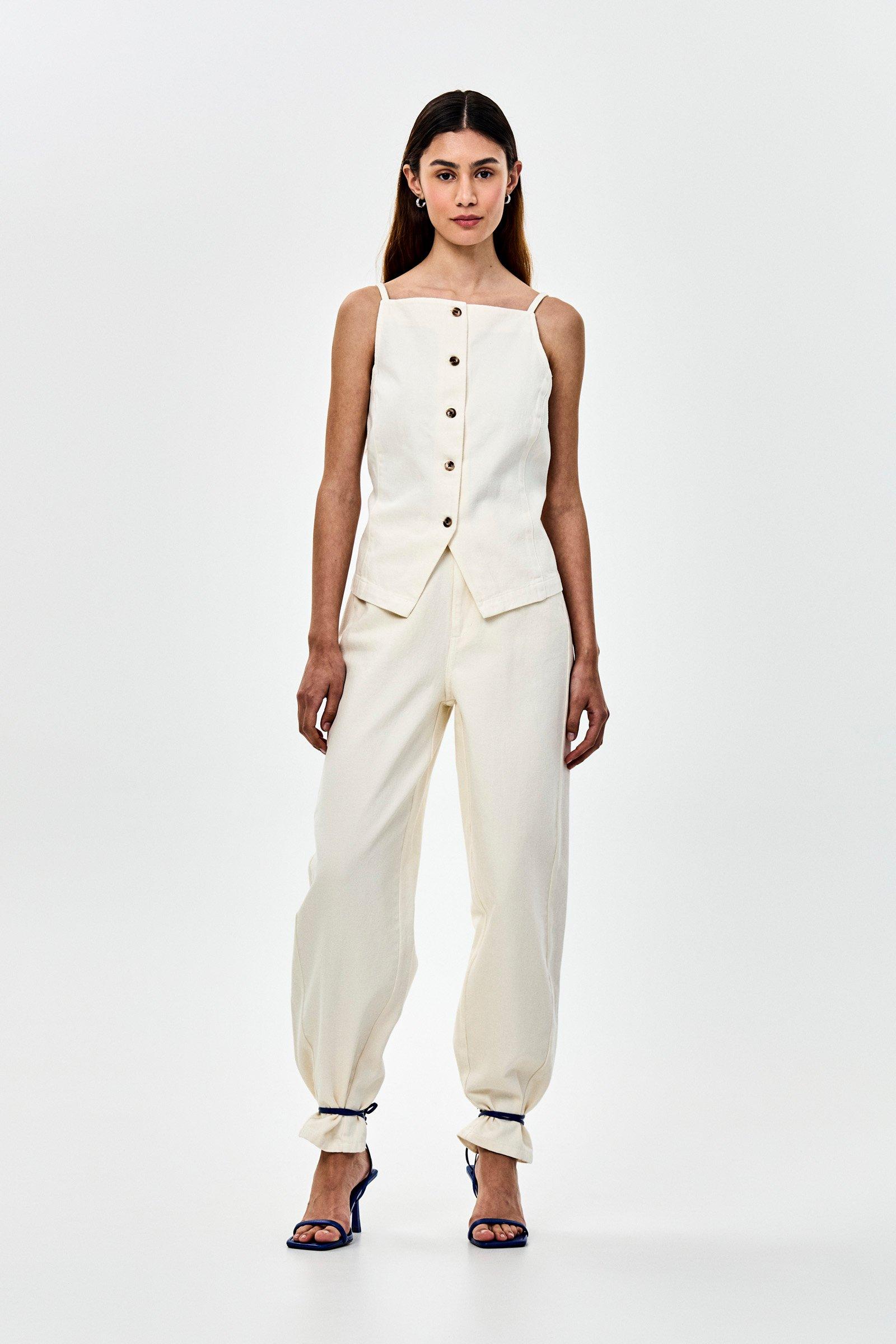 CKS - TIZZY - long trouser - white